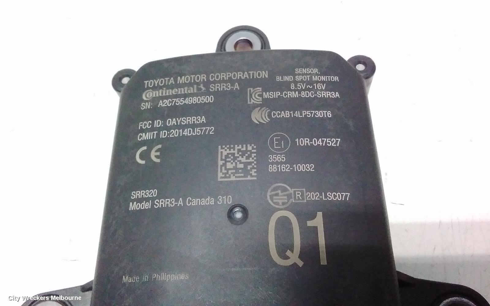 TOYOTA C-HR, GEN 1, 12/2016 - 09/2023, RHR BLIND SPOT MOUDLE: 116096