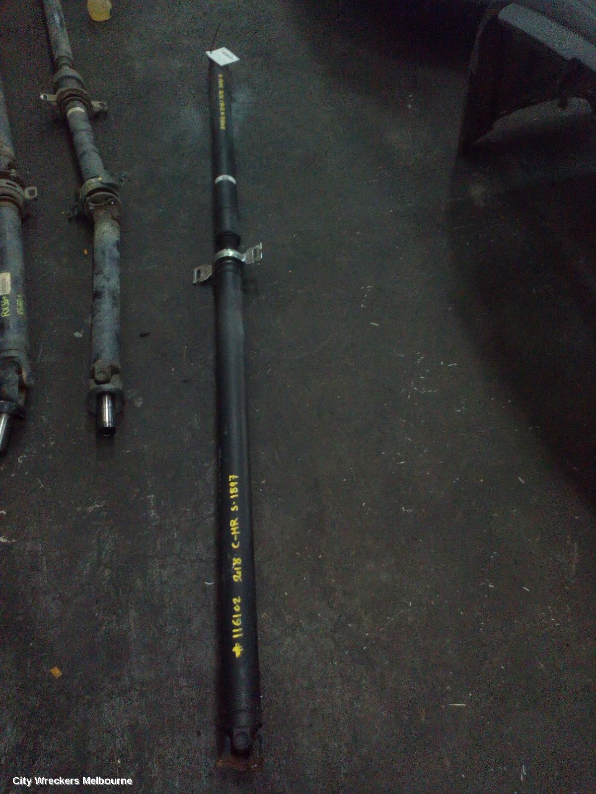 TOYOTA C-HR REAR DRIVE SHAFT, 1.2, PETROL, NGX50R, 12/2016 ONWARDS