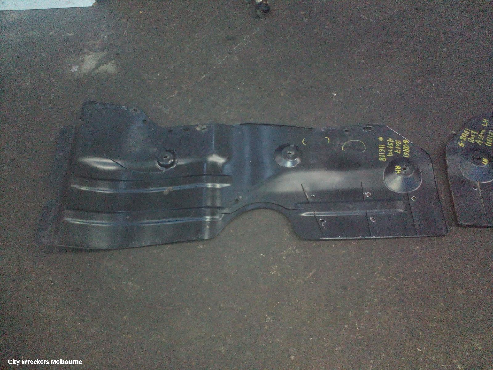 HOLDEN ASTRA LOWER ENGINE SPLASH TRAY, BL, SEDAN, 05/2017 - 12/2020