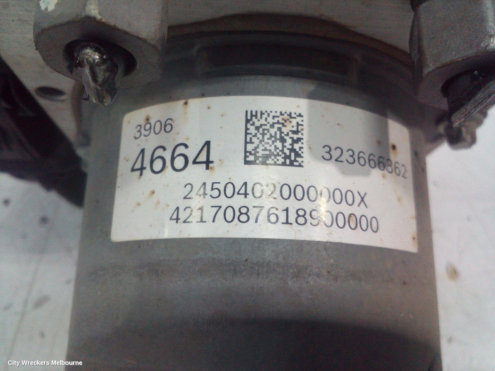 HOLDEN ASTRA ABS PUMP/MODULATOR, BK-BL, 09/2016 - 12/2020