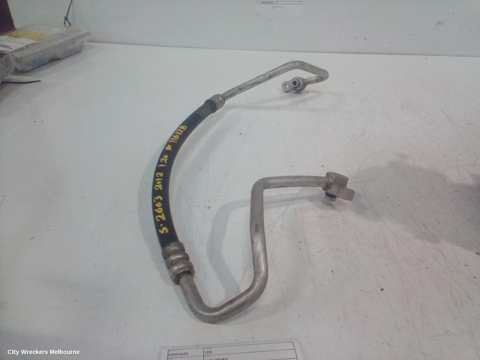 HYUNDAI I20 A/C HOSES, PB, 1.4/1.6, G4FA/G4FC, PETROL, DOOWAN DV12, 07/2010 - 03/2012