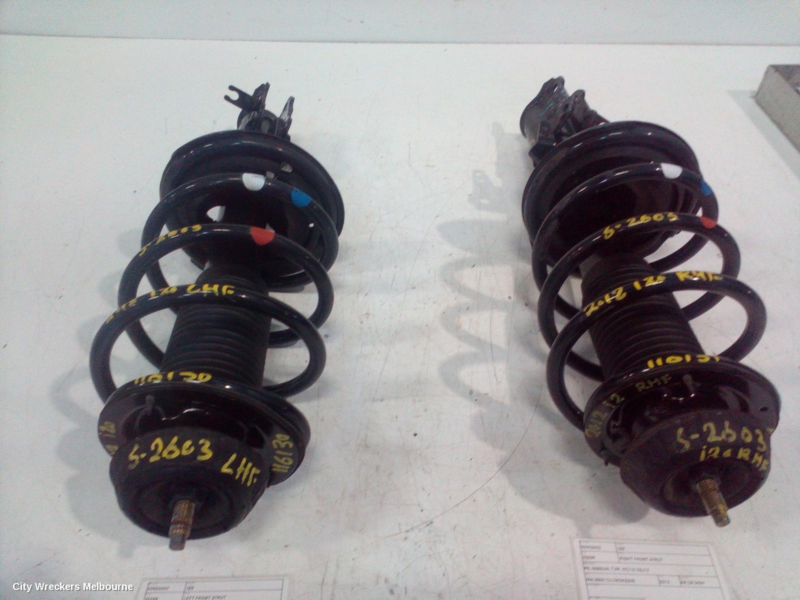 HYUNDAI I20 RIGHT FRONT STRUT, PB, MANUAL T/M, 07/2010 - 03/2012