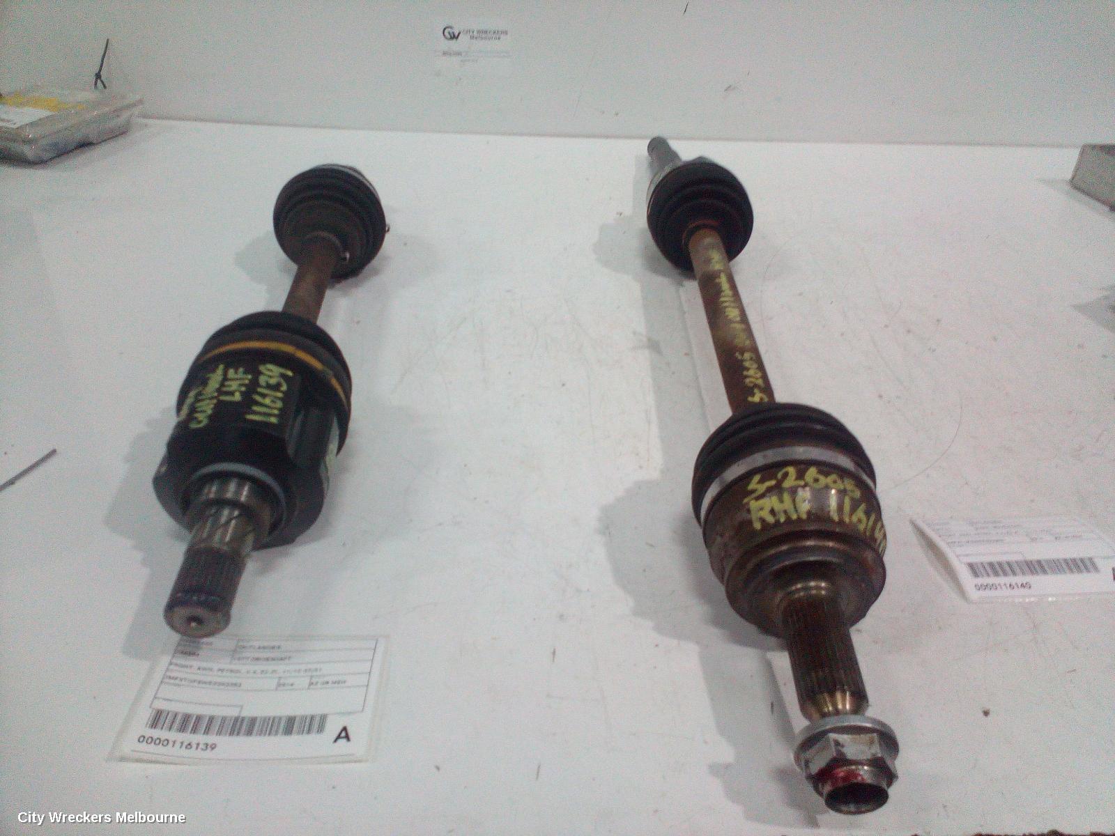 MITSUBISHI OUTLANDER RIGHT DRIVESHAFT, FRONT, AWD, PETROL, 2.4, ZJ-ZL, 10/2012 - 07/2021