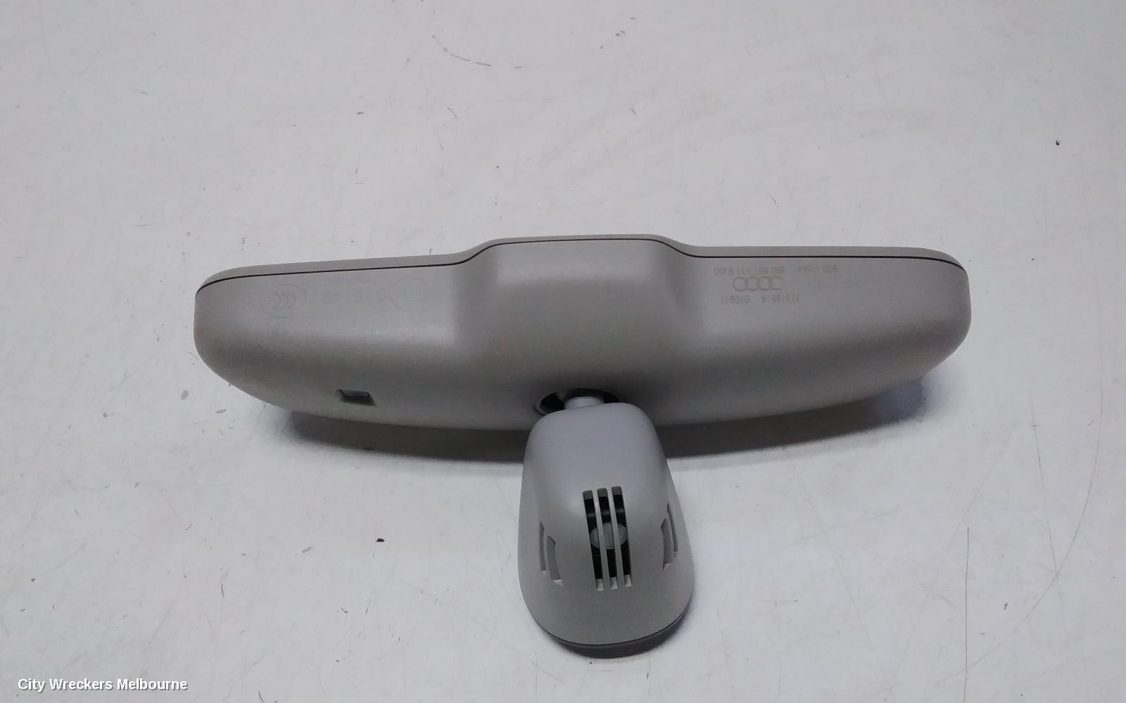 AUDI Q7 INTERIOR MIRROR, 4L, BLACK PLUG, 09/2006 - 08/2015