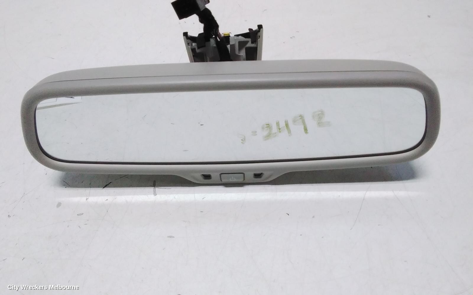 AUDI Q7 INTERIOR MIRROR, 4L, BLACK PLUG, 09/2006 - 08/2015