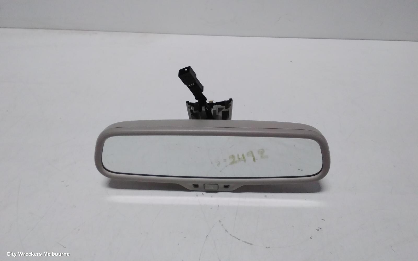 AUDI Q7 INTERIOR MIRROR, 4L, BLACK PLUG, 09/2006 - 08/2015