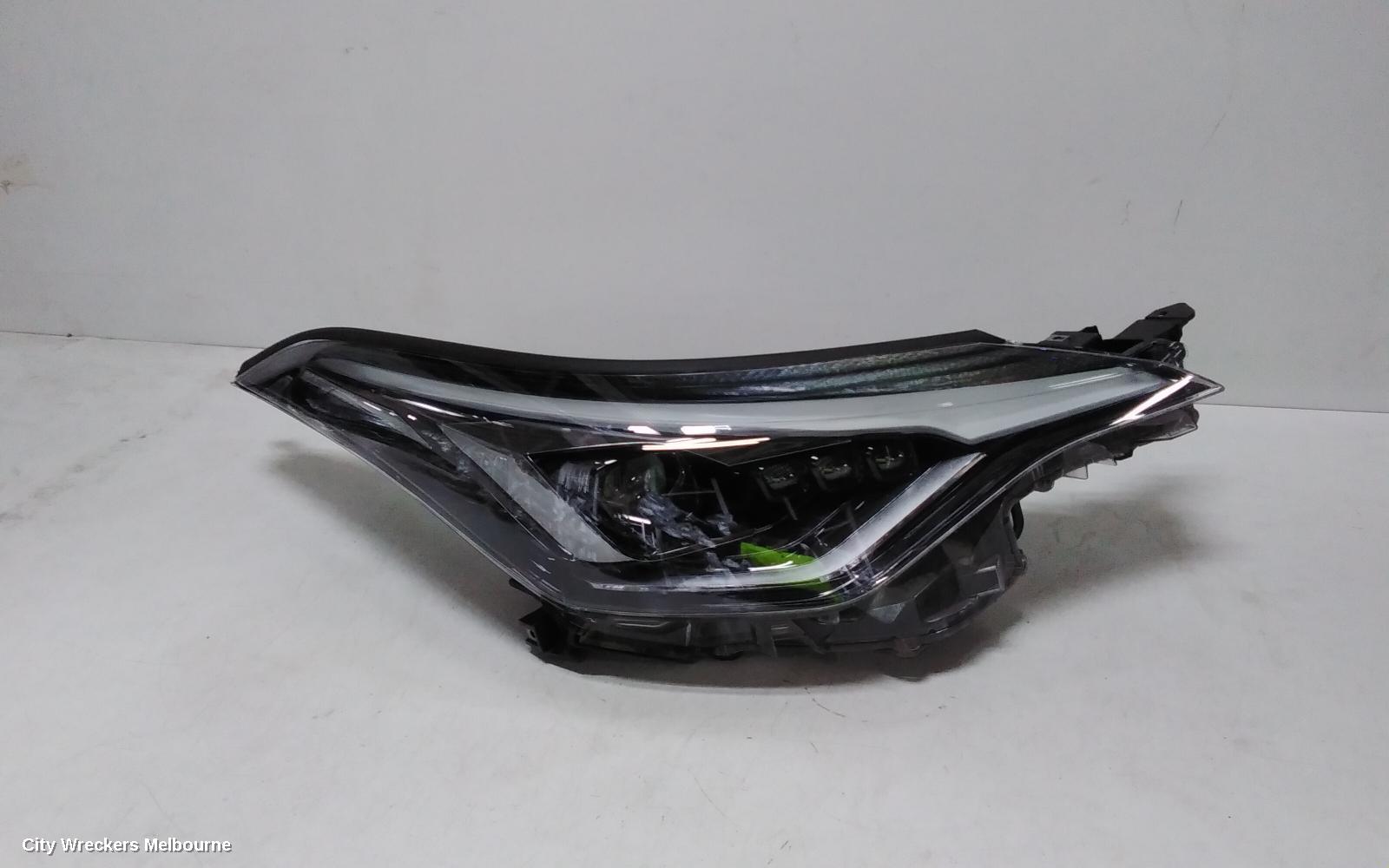 TOYOTA C-HR RIGHT HEADLAMP, GEN 1, LED TYPE, 10/2019 ONWARDS