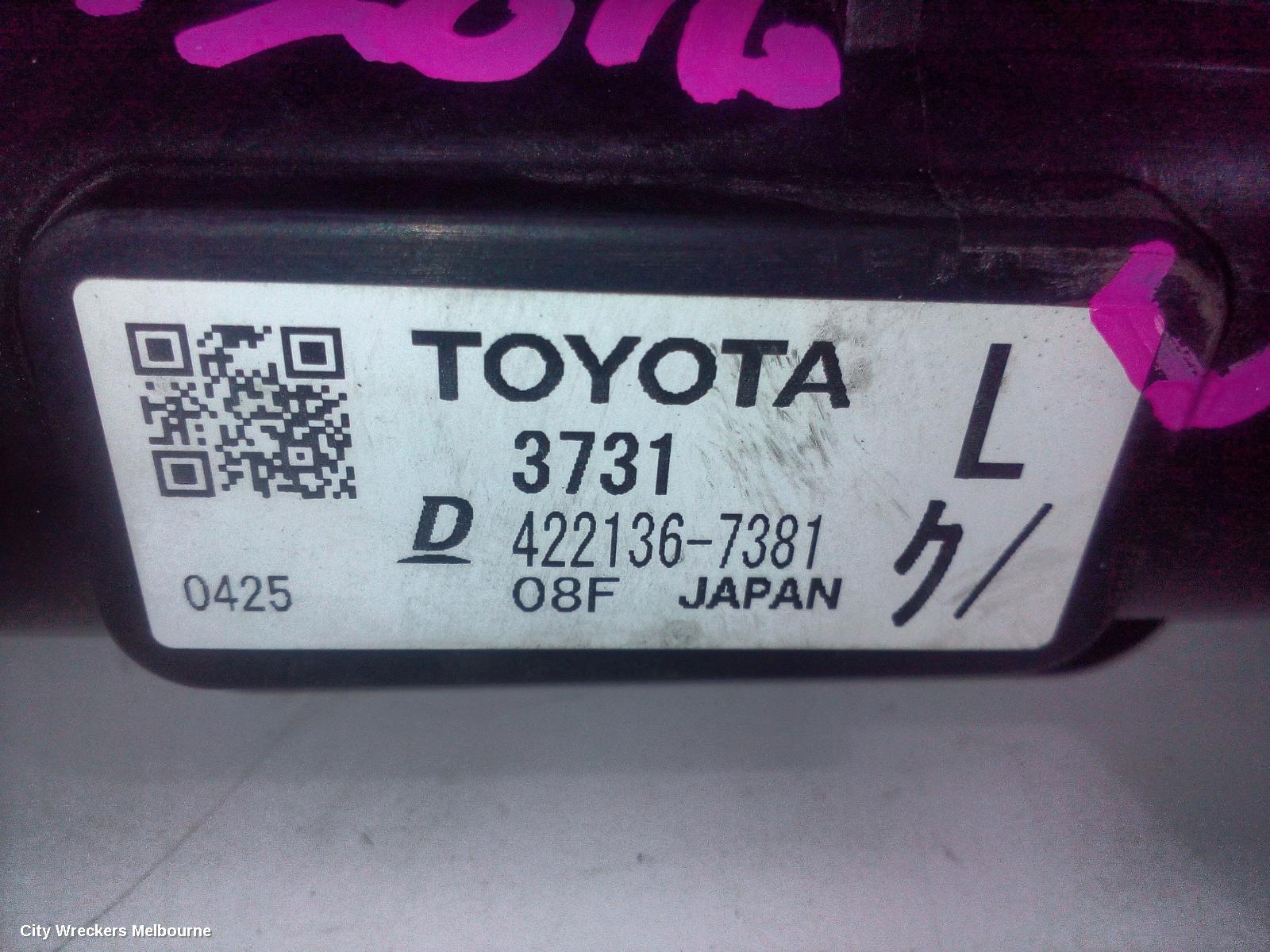 TOYOTA C-HR RADIATOR, AUTO, 1.8, PETROL, ZYX10R, 10/2019 ONWARDS
