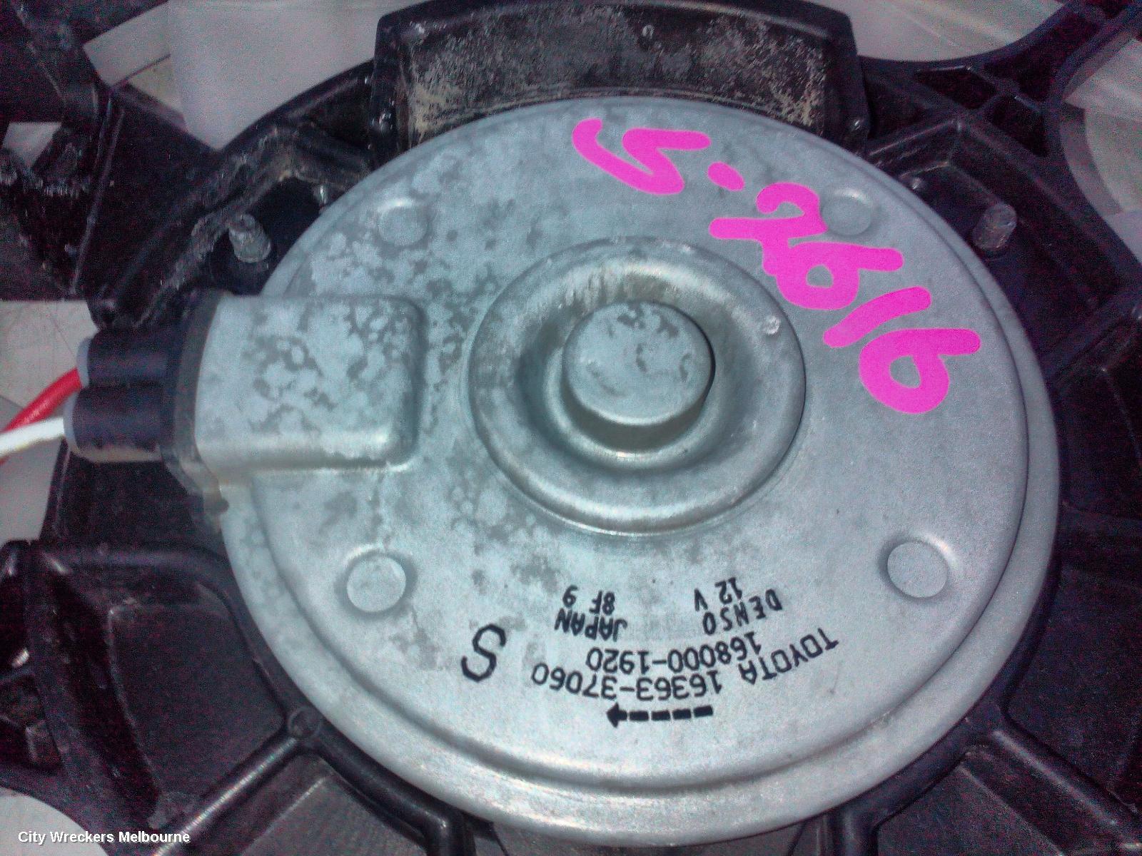TOYOTA C-HR FAN, DUAL FAN ASSY, 1.8, PETROL, ZYX10R, 10/2019 ONWARDS