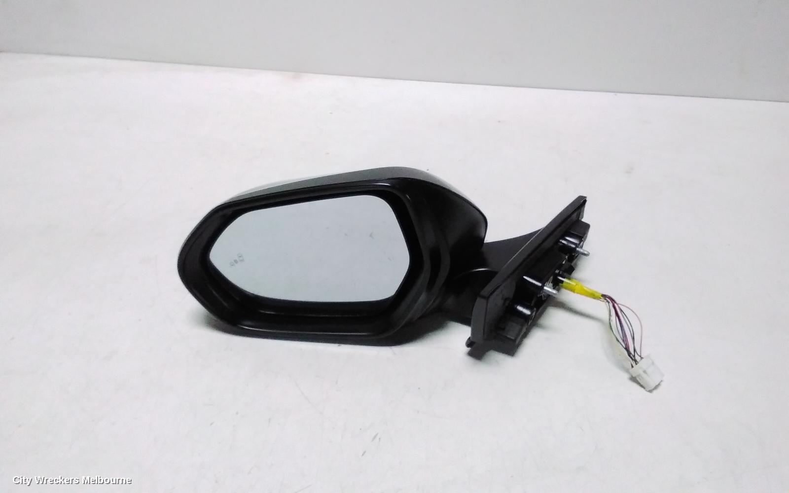 TOYOTA C-HR LEFT DOOR MIRROR, GEN 1, POWER FOLD, HEATED, AUTO DIM, BLIND SPOT, COLOUR CODED TYPE, 10/2019 ONWARDS
