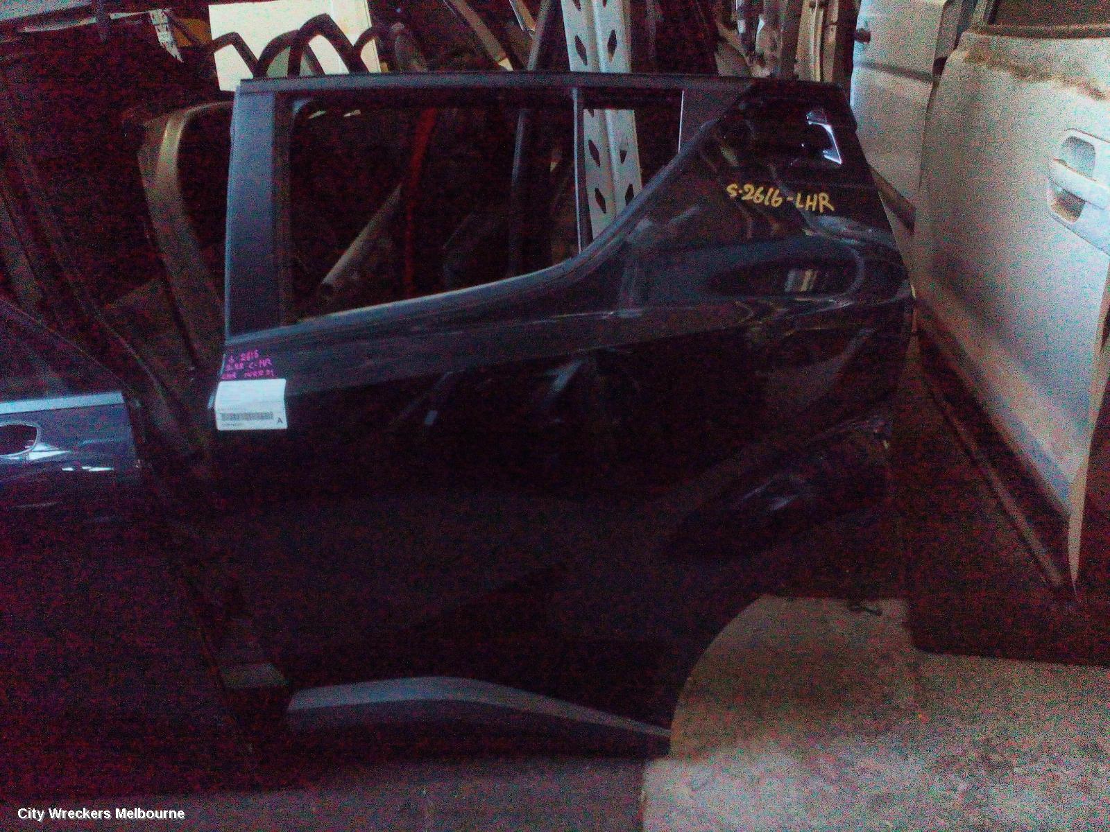 TOYOTA C-HR LEFT REAR DOOR/SLIDING, GEN 1, 12/2016 - 09/2023