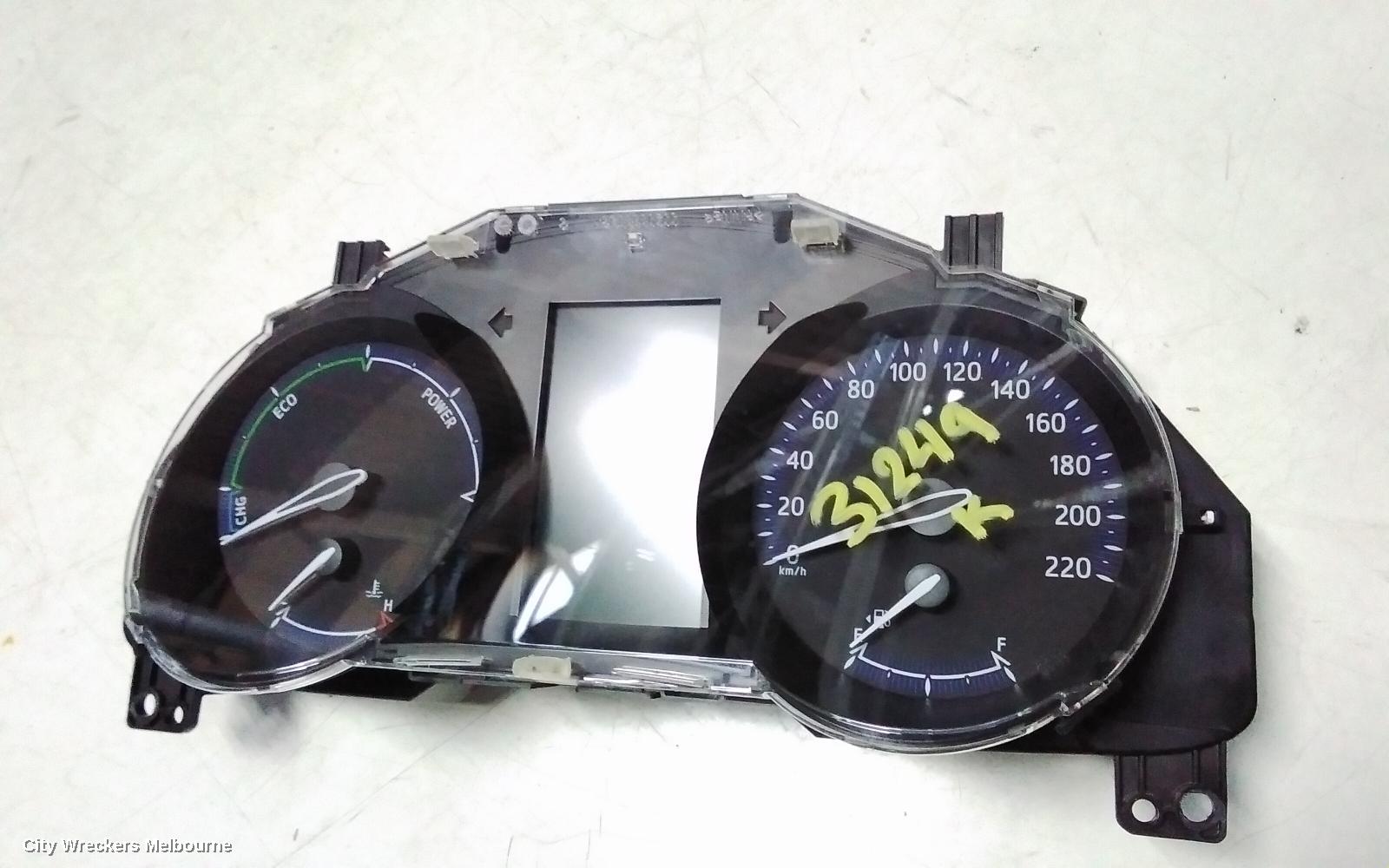 TOYOTA C-HR INSTRUMENT CLUSTER, AUTO T/M, HYBRID, ZYX10R, 10/2019 ONWARDS