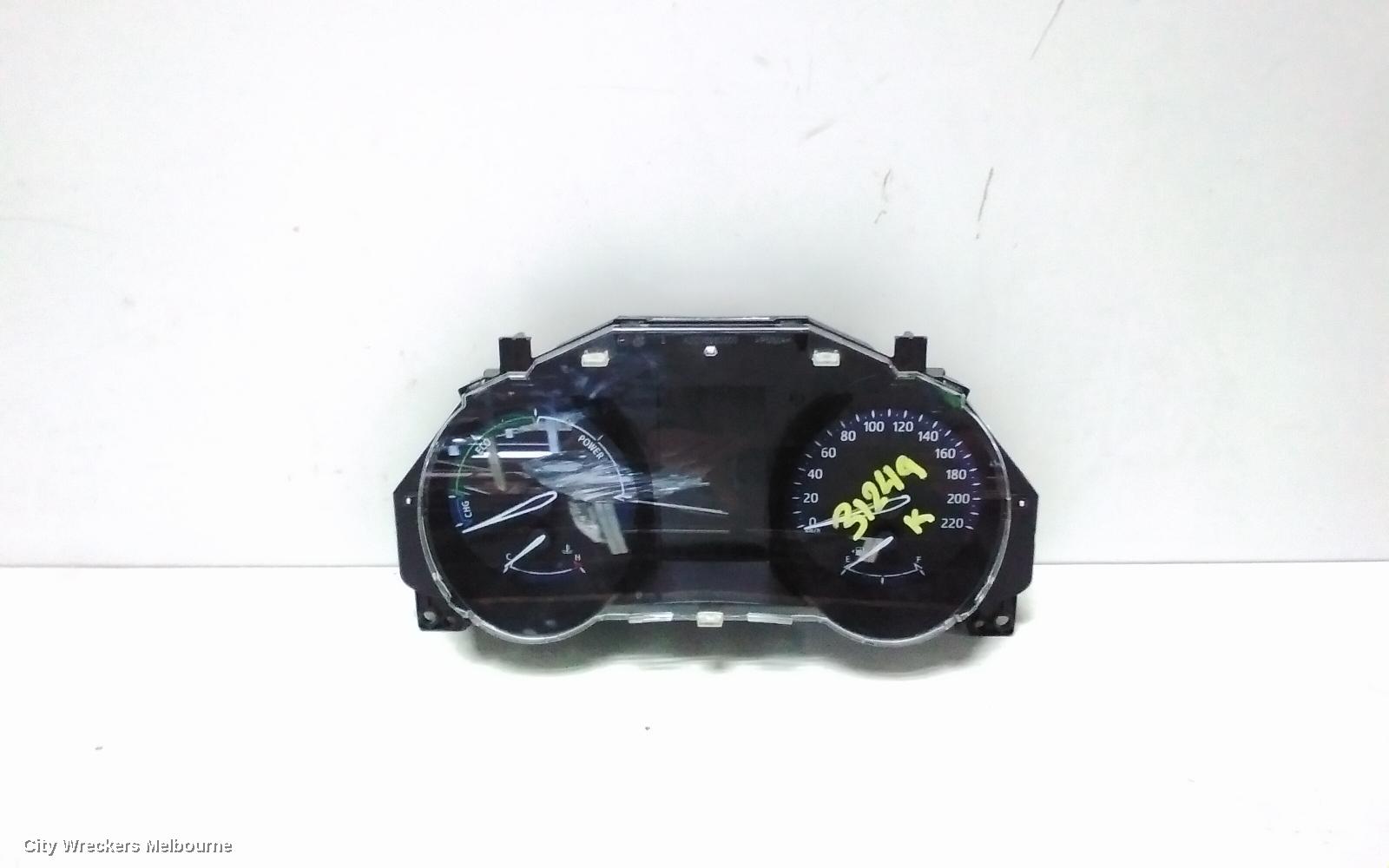 TOYOTA C-HR INSTRUMENT CLUSTER, AUTO T/M, HYBRID, ZYX10R, 10/2019 ONWARDS