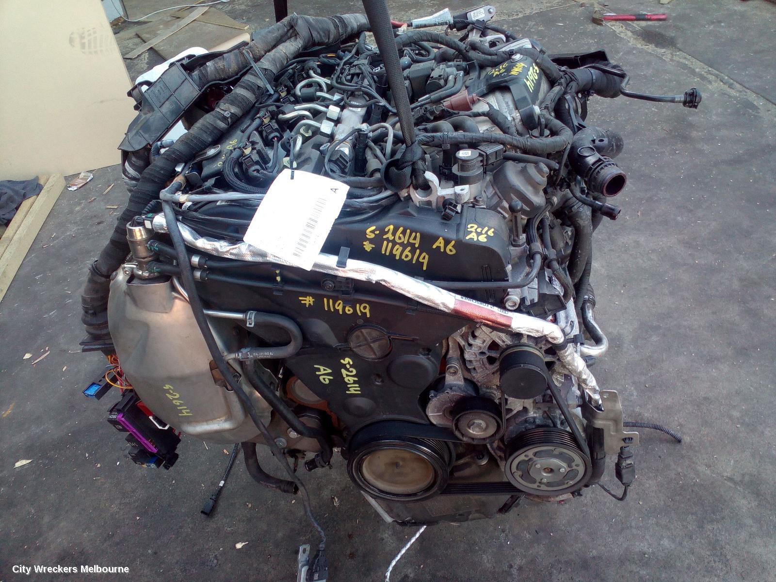 AUDI A6 ENGINE, DIESEL, 2.0, TURBO, 4G/C7, CNHA CODE, 04/2011 - 06/2018