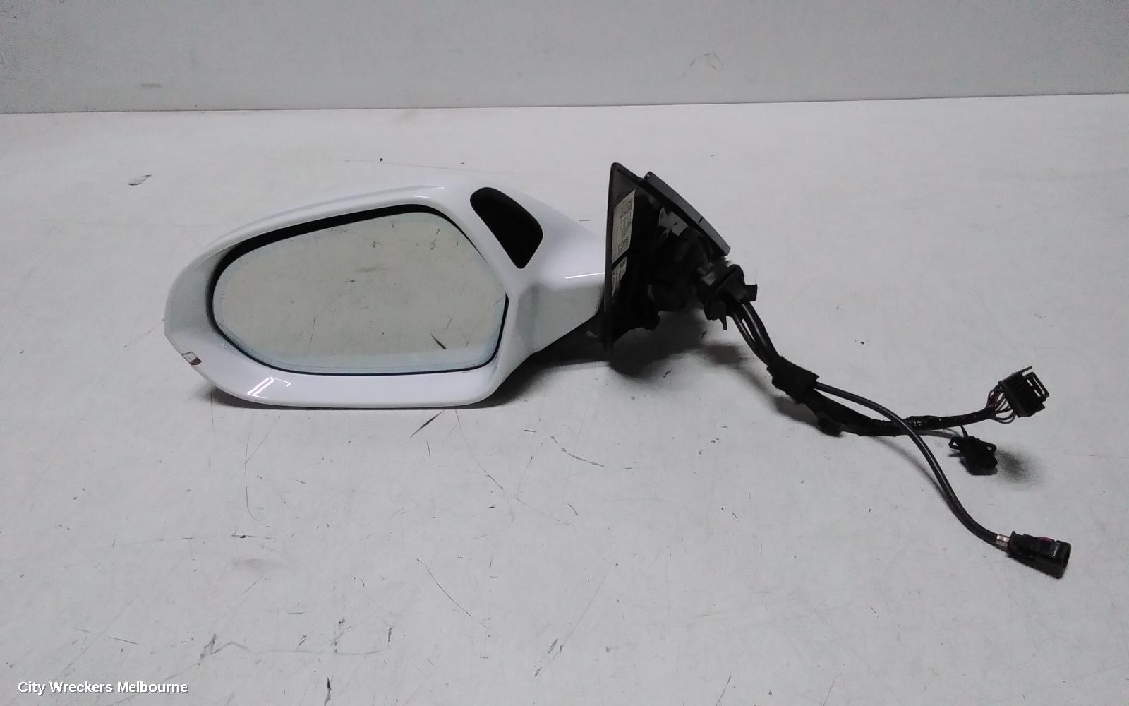 AUDI A6 LEFT DOOR MIRROR, 4G/C7, POWER FOLD, NON LANE CHANGE ASSIST & NON CAMERA TYPE (6XL/7Y0/KA2), 01/2012 - 06/2018