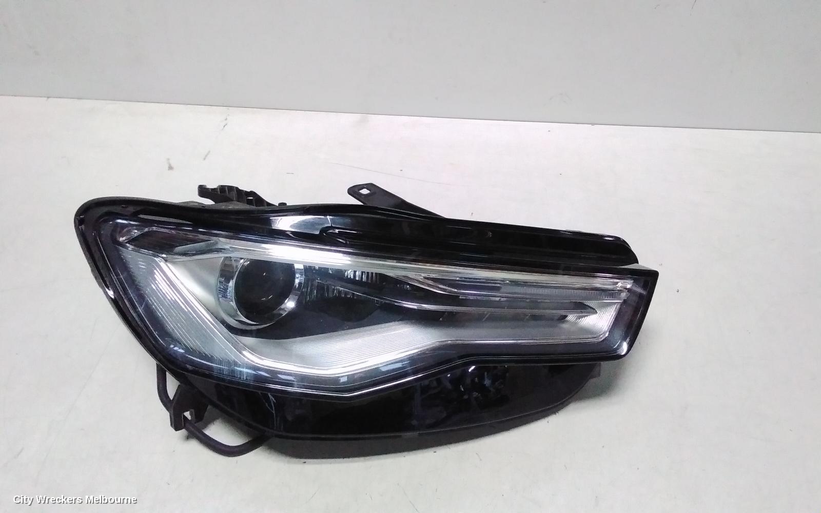 AUDI A6 RIGHT HEADLAMP, 4G/C7, SEDAN/WAGON, BI-XENON TYPE, 04/2011 - 06/2018