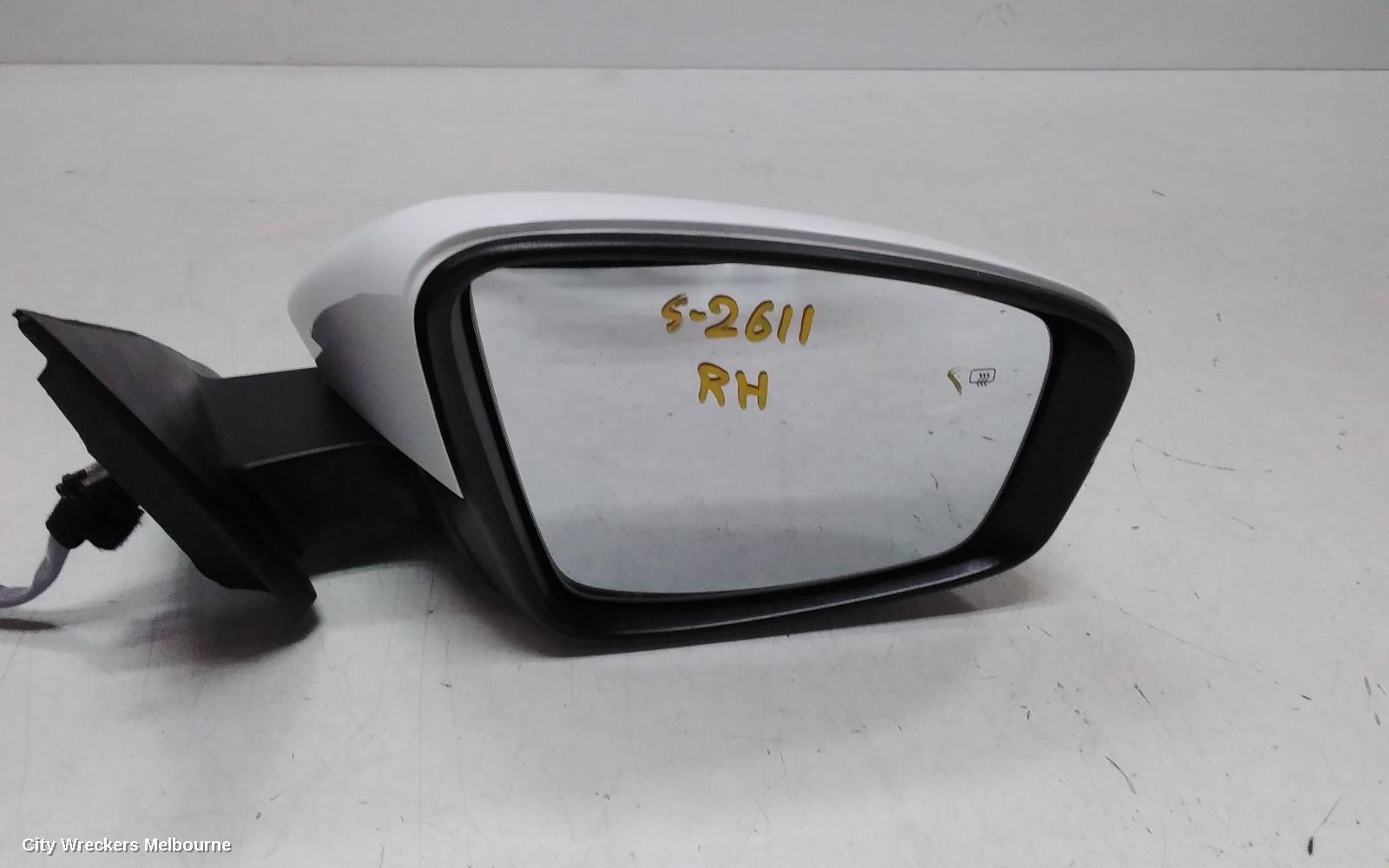 MG HS RIGHT DOOR MIRROR, SAS23, HEATED, ELECT ADJ, COLOUR CODED, 09/2019 ONWARDS