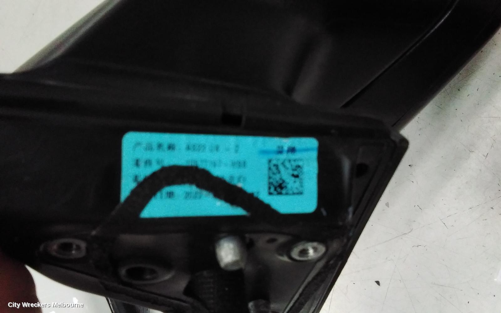 MG HS LEFT DOOR MIRROR, SAS23, HEATED, ELECT ADJ, COLOUR CODED, 09/2019 ONWARDS