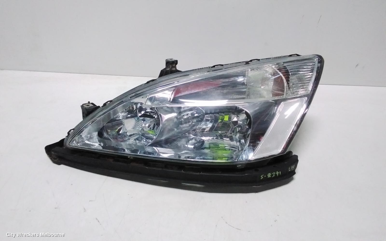 HONDA ACCORD LEFT HEADLAMP, 7TH GEN, CM (VIN MRHCM), 09/2003 - 10/2007