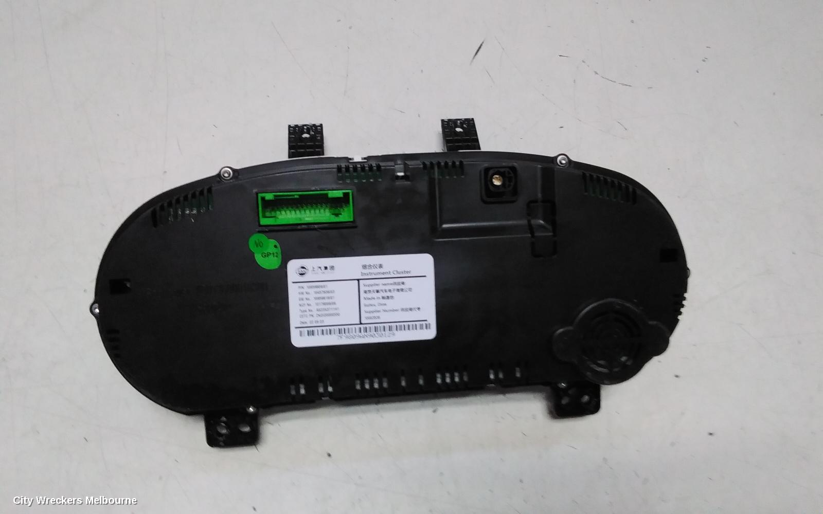 MG HS INSTRUMENT CLUSTER, PETROL, AUTO T/M, SAS23, 09/2019 ONWARDS