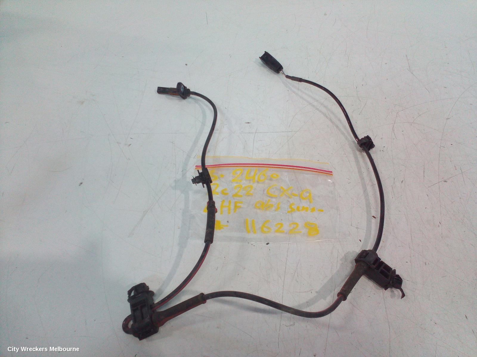 MAZDA CX9 ABS SENSOR, LH FRONT/RH FRONT, TC, 07/2016 ONWARDS