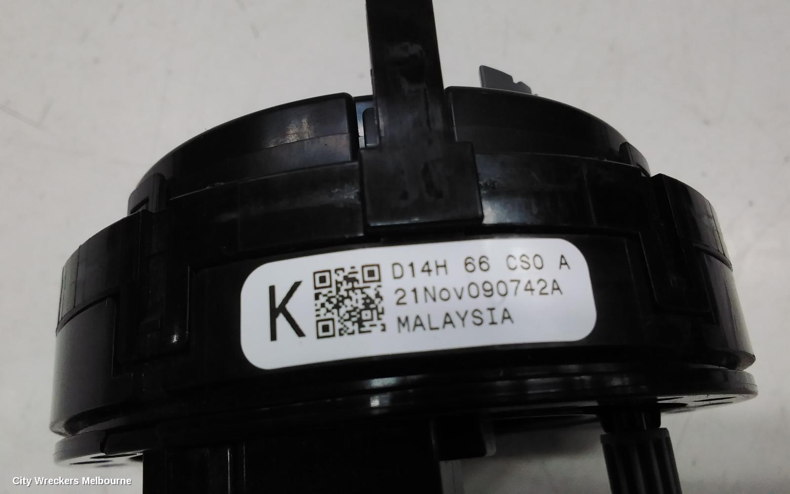 MAZDA CX9 AIRBAG MODULE/SENSOR, CLOCKSPRING, TC, 07/2016 ONWARDS