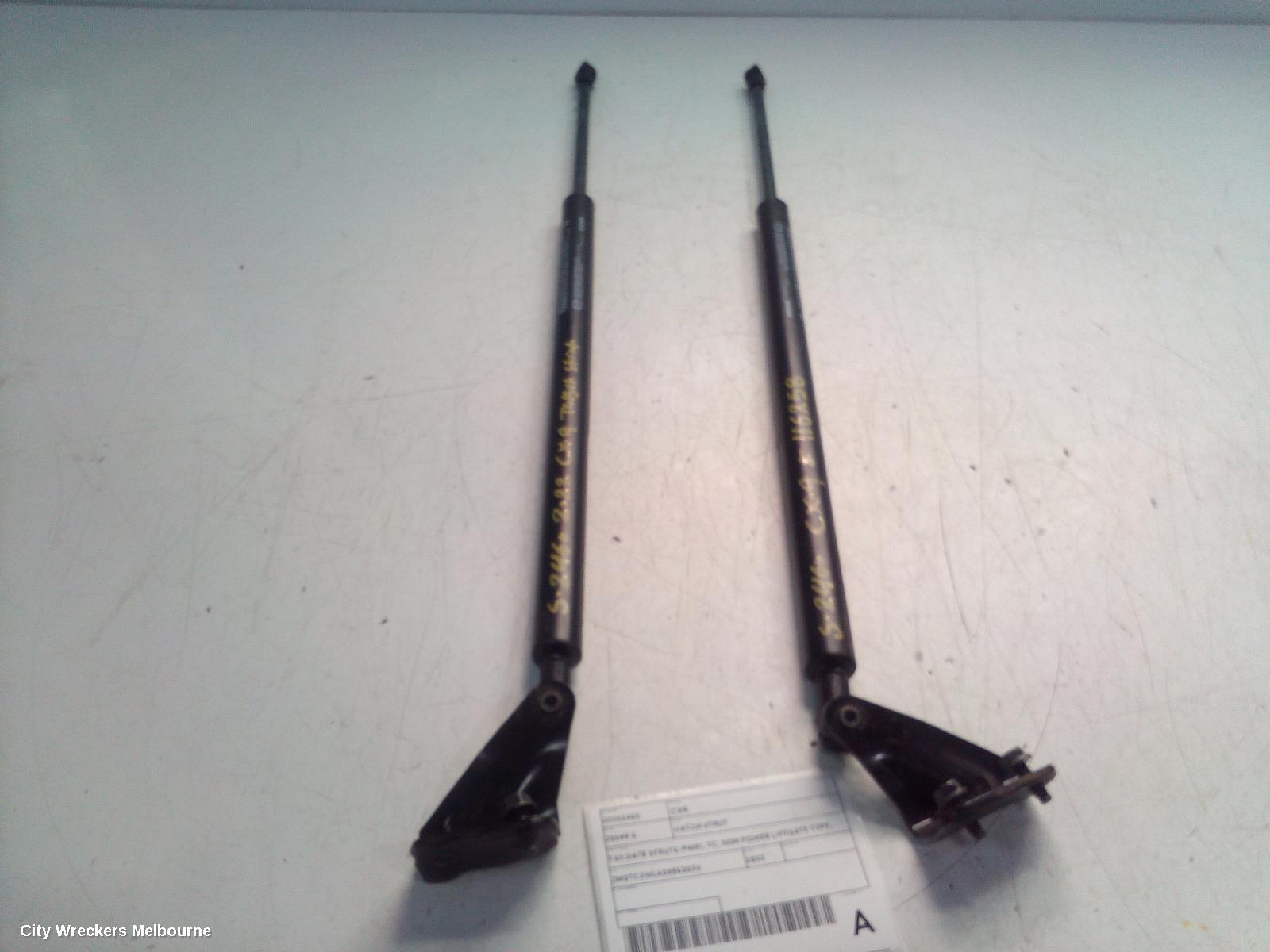 MAZDA CX9 HATCH STRUT, TAILGATE STRUTS (PAIR), TC, NON POWER LIFTGATE TYPE, 07/2016 ONWARDS