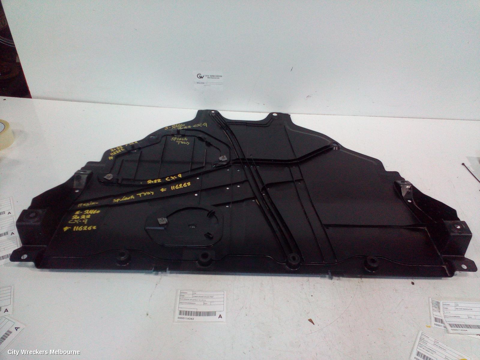 MAZDA CX9 LOWER ENGINE SPLASH TRAY, MAIN ENGINE SPLASTRAY, TC, 07/2016 ONWARDS