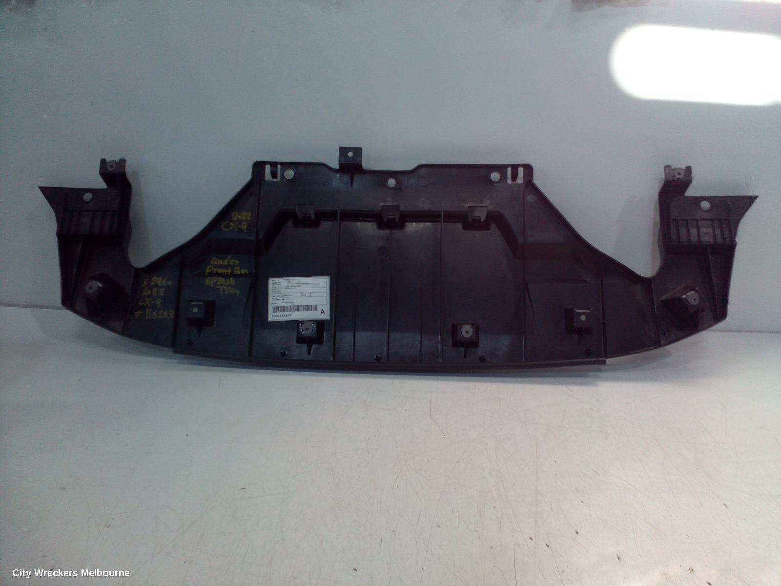 MAZDA CX9, TC, 07/2016 - 12/2024, UNDER BAR SPLASH TRAY: 116263