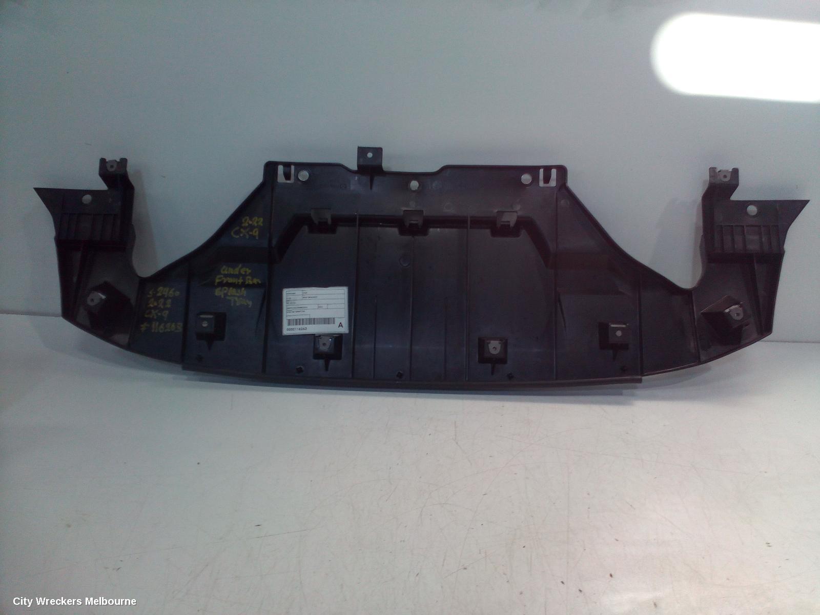MAZDA CX9, TC, 07/2016 - 12/2024, UNDER BAR SPLASH TRAY: 116263