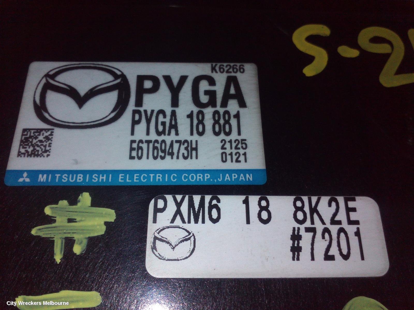 MAZDA CX9 ECU, ENGINE ECU, 2.5, PETROL, TURBO, ECU ONLY, TC, 07/2016 ONWARDS