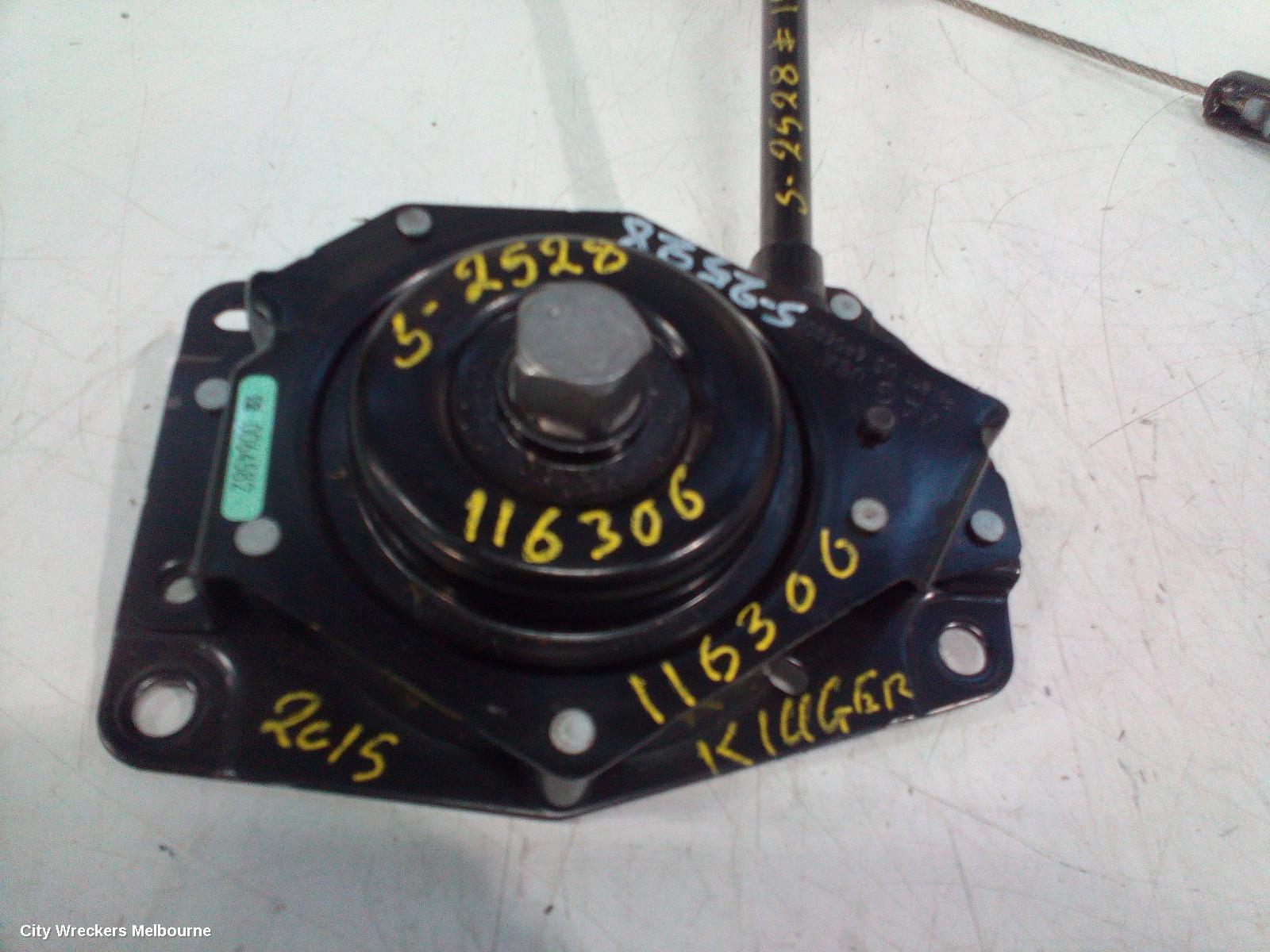 TOYOTA KLUGER SPARE WHEEL CARRIER, XU50 SERIES, 12/2013 - 10/2016