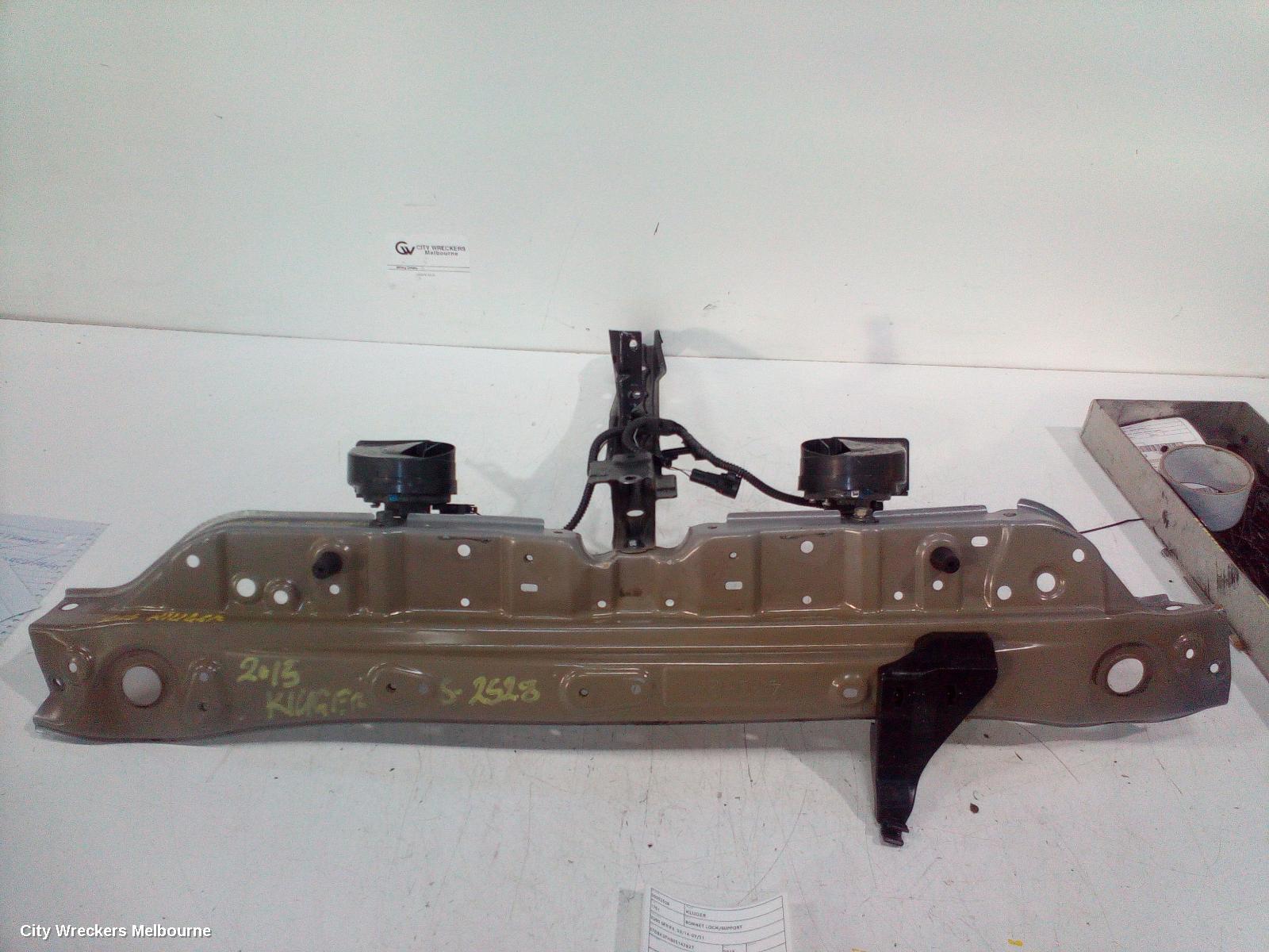 TOYOTA KLUGER BONNET LOCK/SUPPORT, XU50 SERIES, 03/2014 - 02/2021