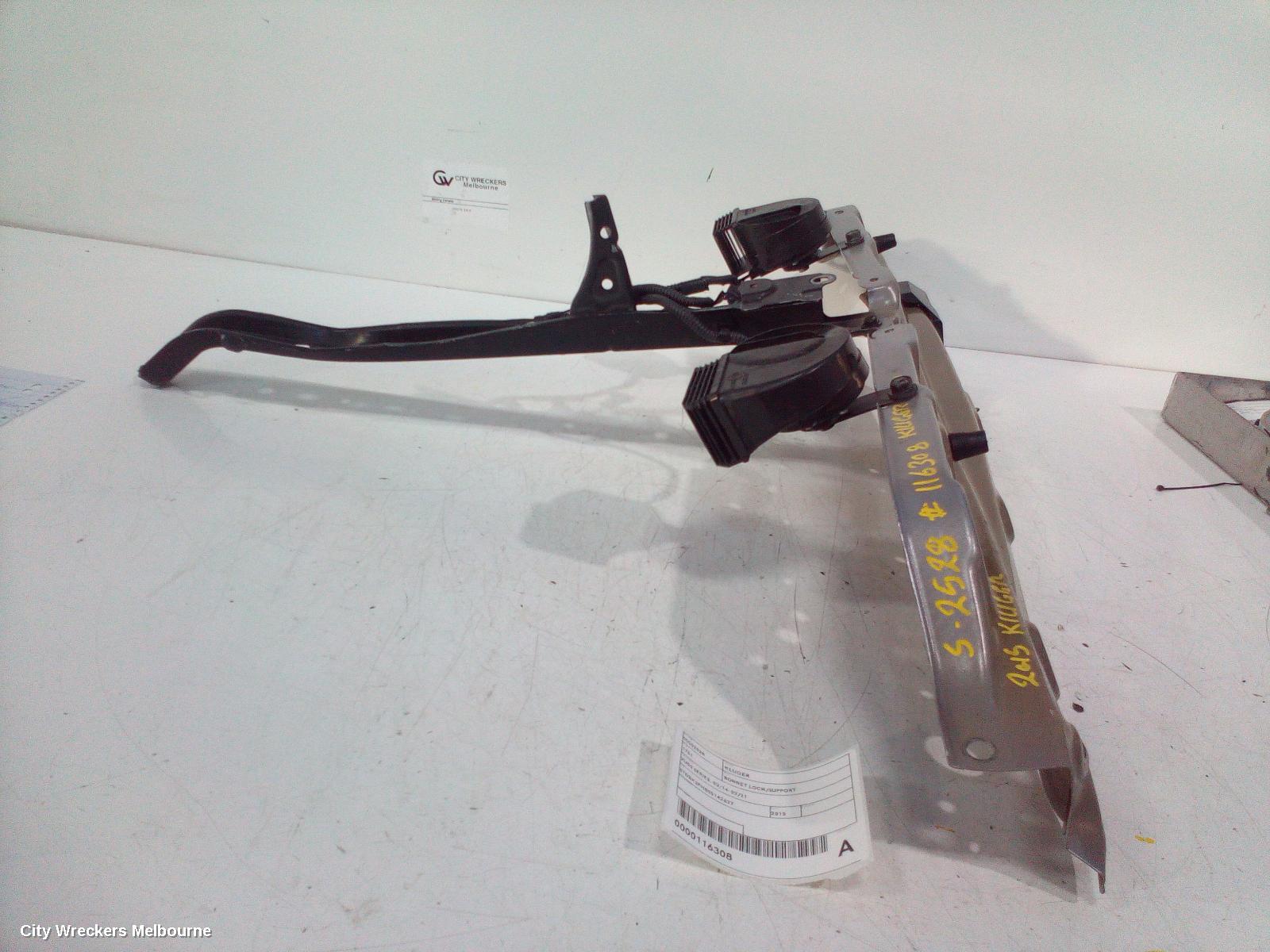 TOYOTA KLUGER BONNET LOCK/SUPPORT, XU50 SERIES, 03/2014 - 02/2021