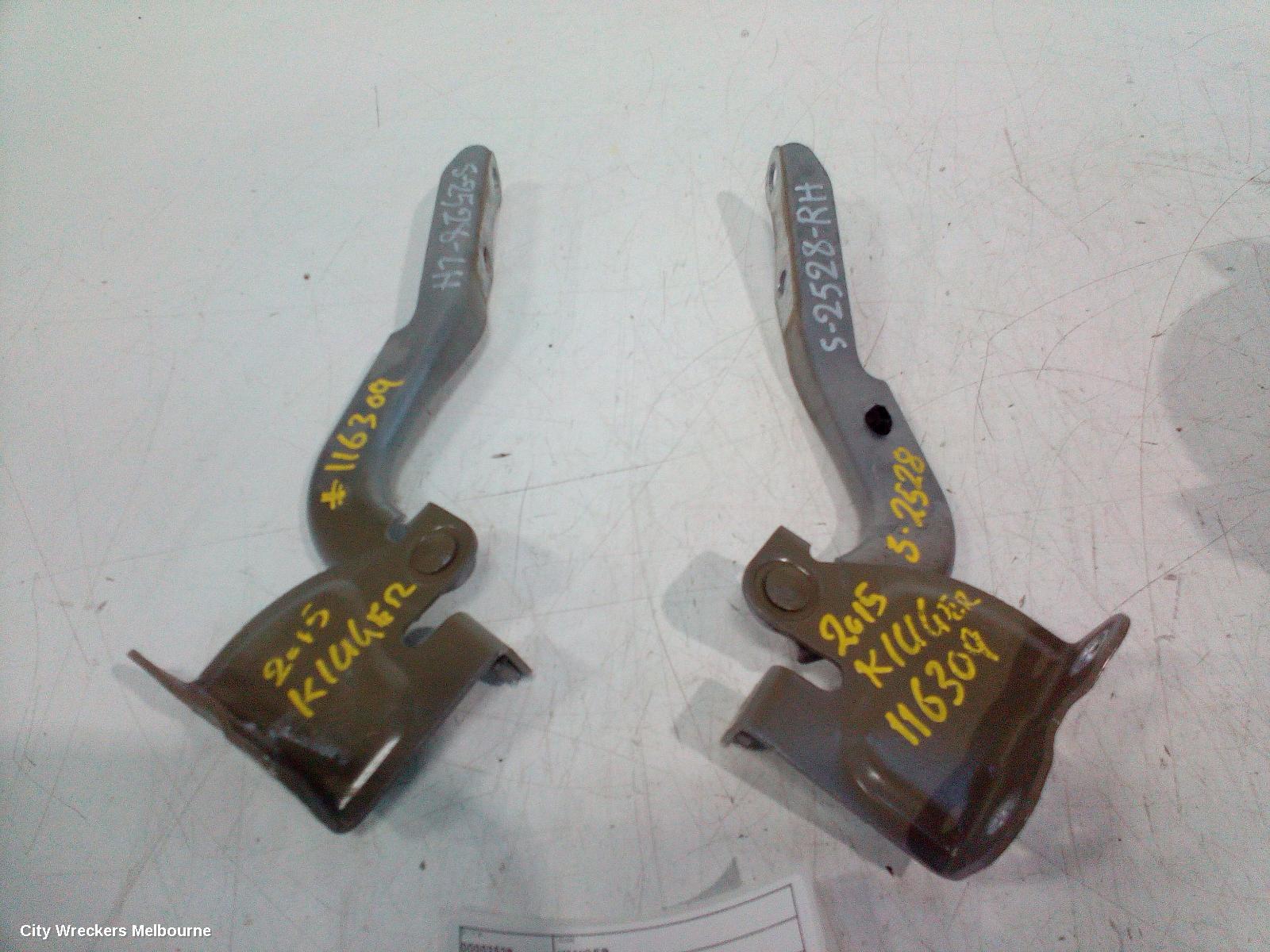 TOYOTA KLUGER BONNET HINGE/STRUT, XU50 SERIES, 03/2014 - 02/2021