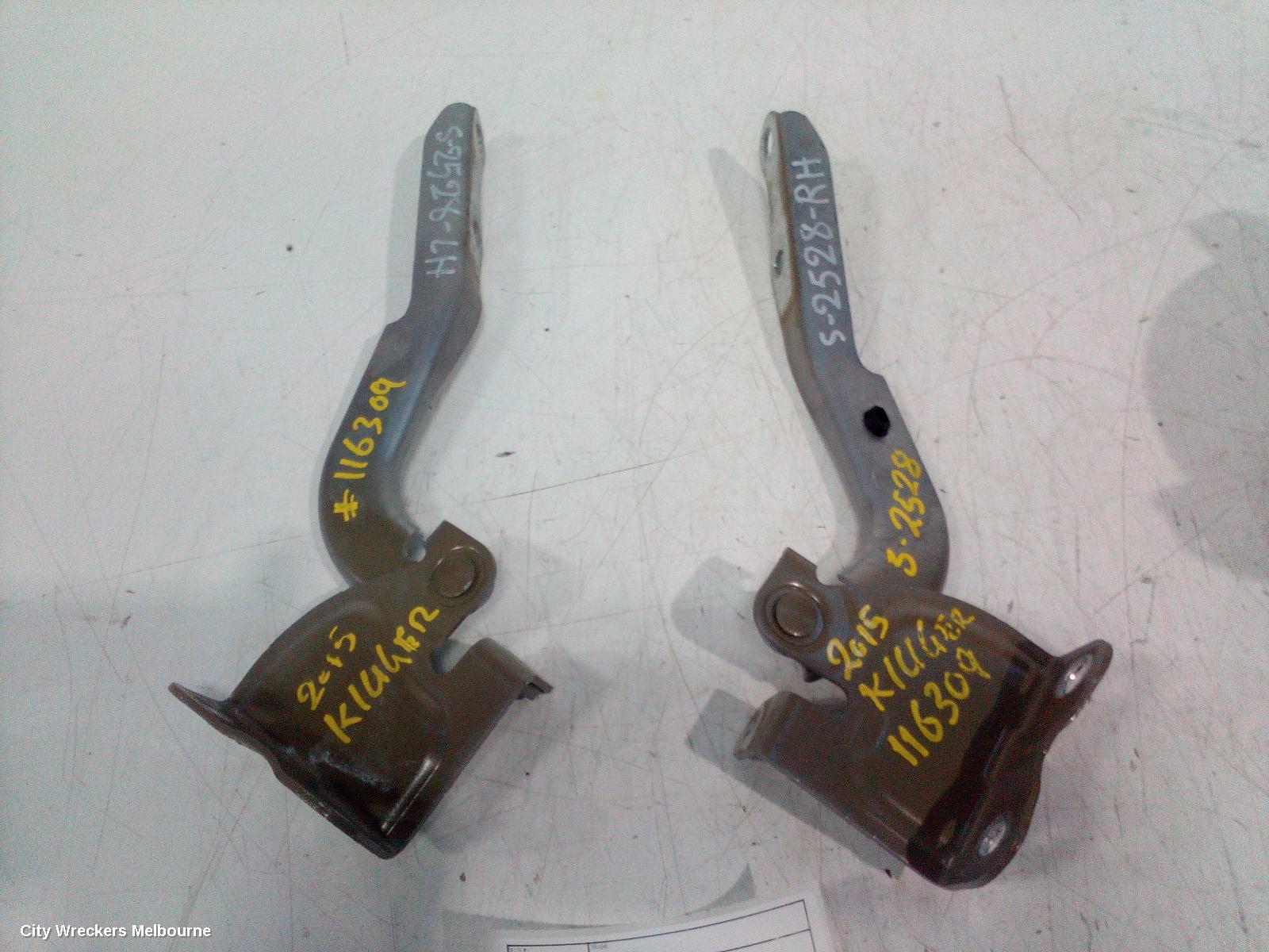 TOYOTA KLUGER BONNET HINGE/STRUT, XU50 SERIES, 03/2014 - 02/2021