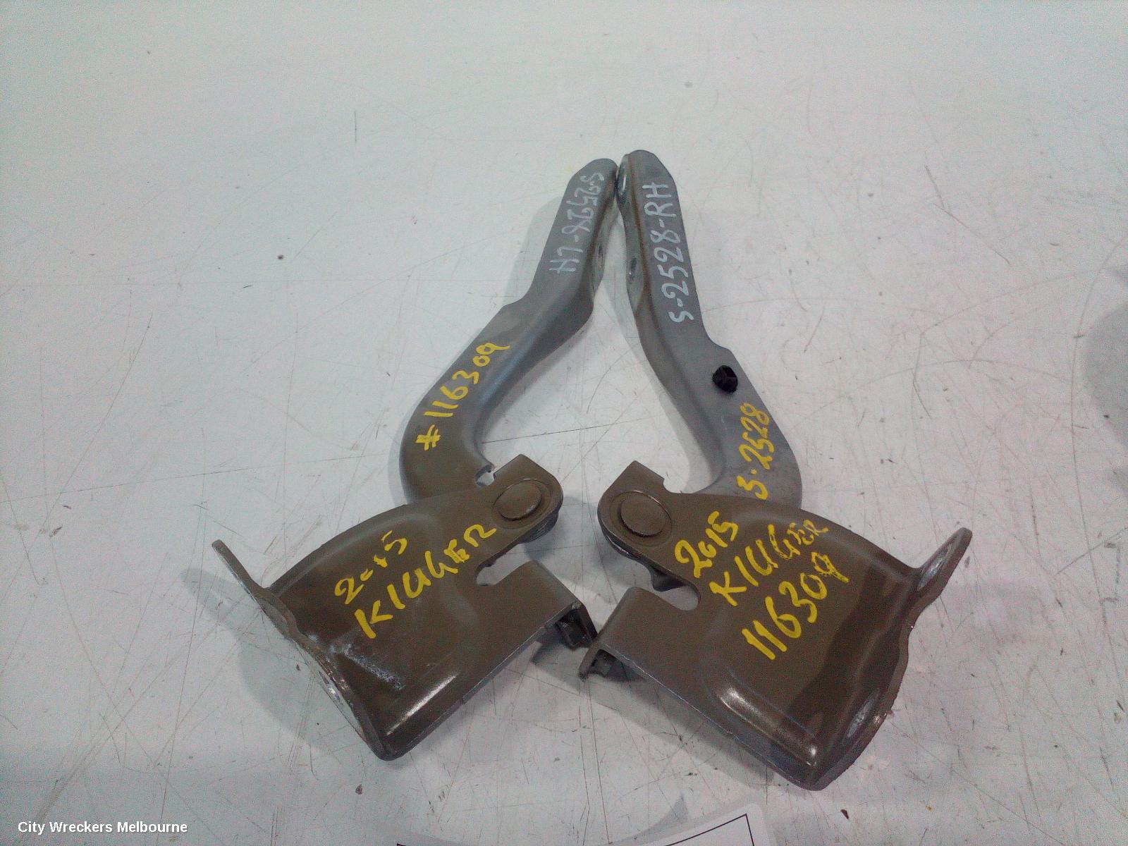 TOYOTA KLUGER BONNET HINGE/STRUT, XU50 SERIES, 03/2014 - 02/2021