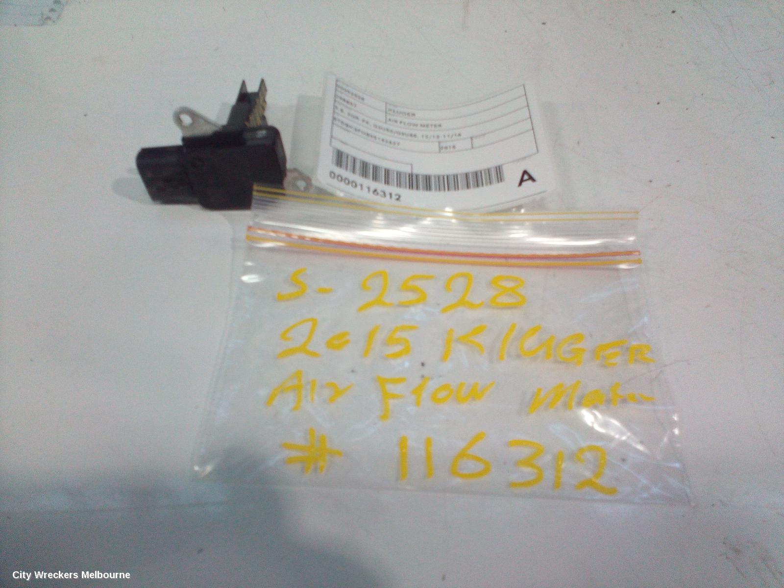 TOYOTA KLUGER AIR FLOW METER, 3.5, 2GR-FE, GSU50/GSU55, 12/2013 - 11/2016