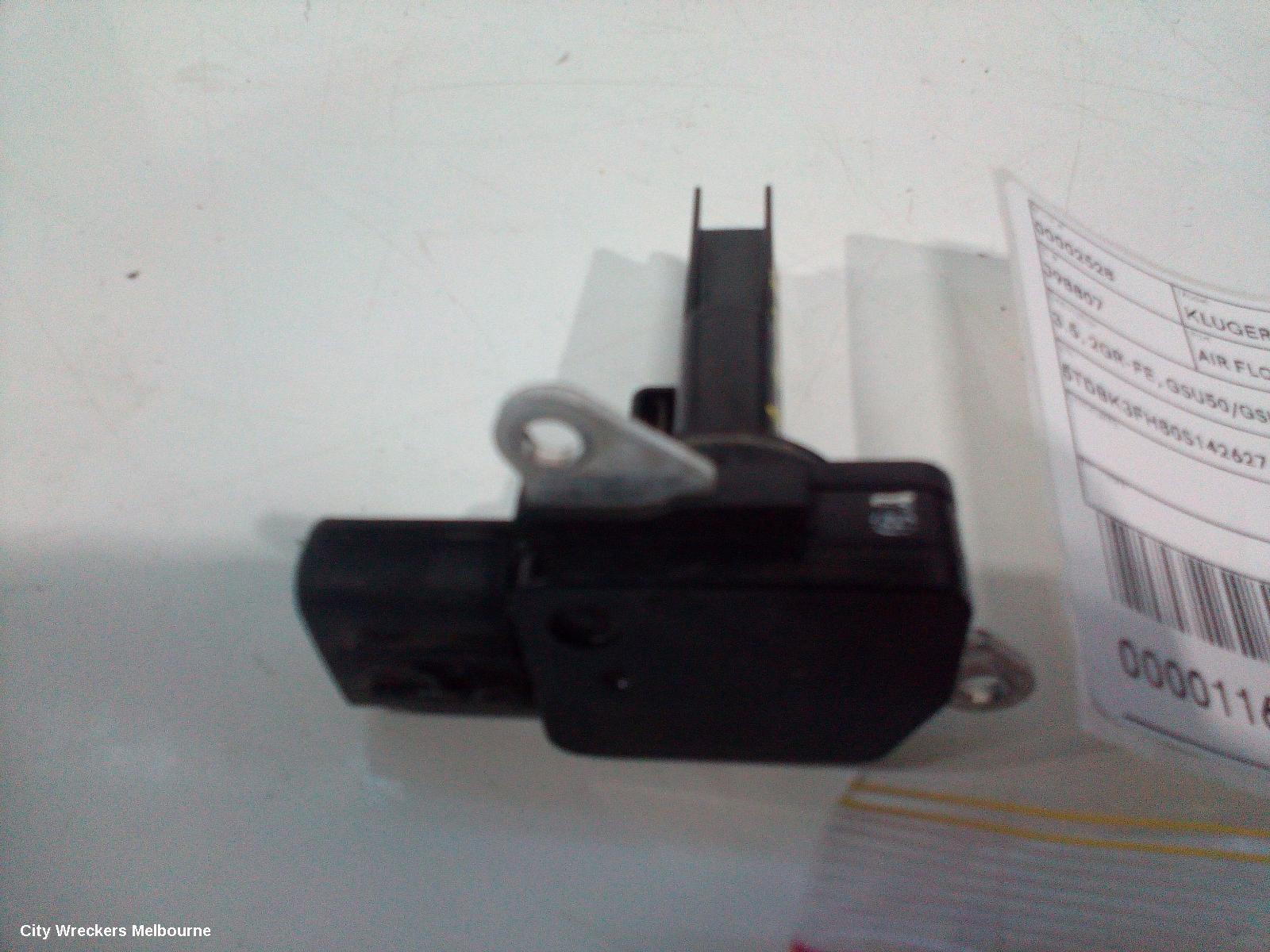 TOYOTA KLUGER AIR FLOW METER, 3.5, 2GR-FE, GSU50/GSU55, 12/2013 - 11/2016