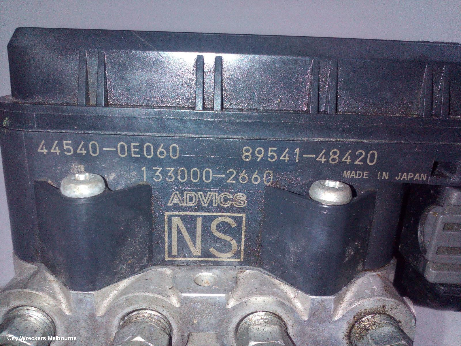 TOYOTA KLUGER ABS PUMP/MODULATOR, XU50 SERIES, 12/2013 - 01/2017
