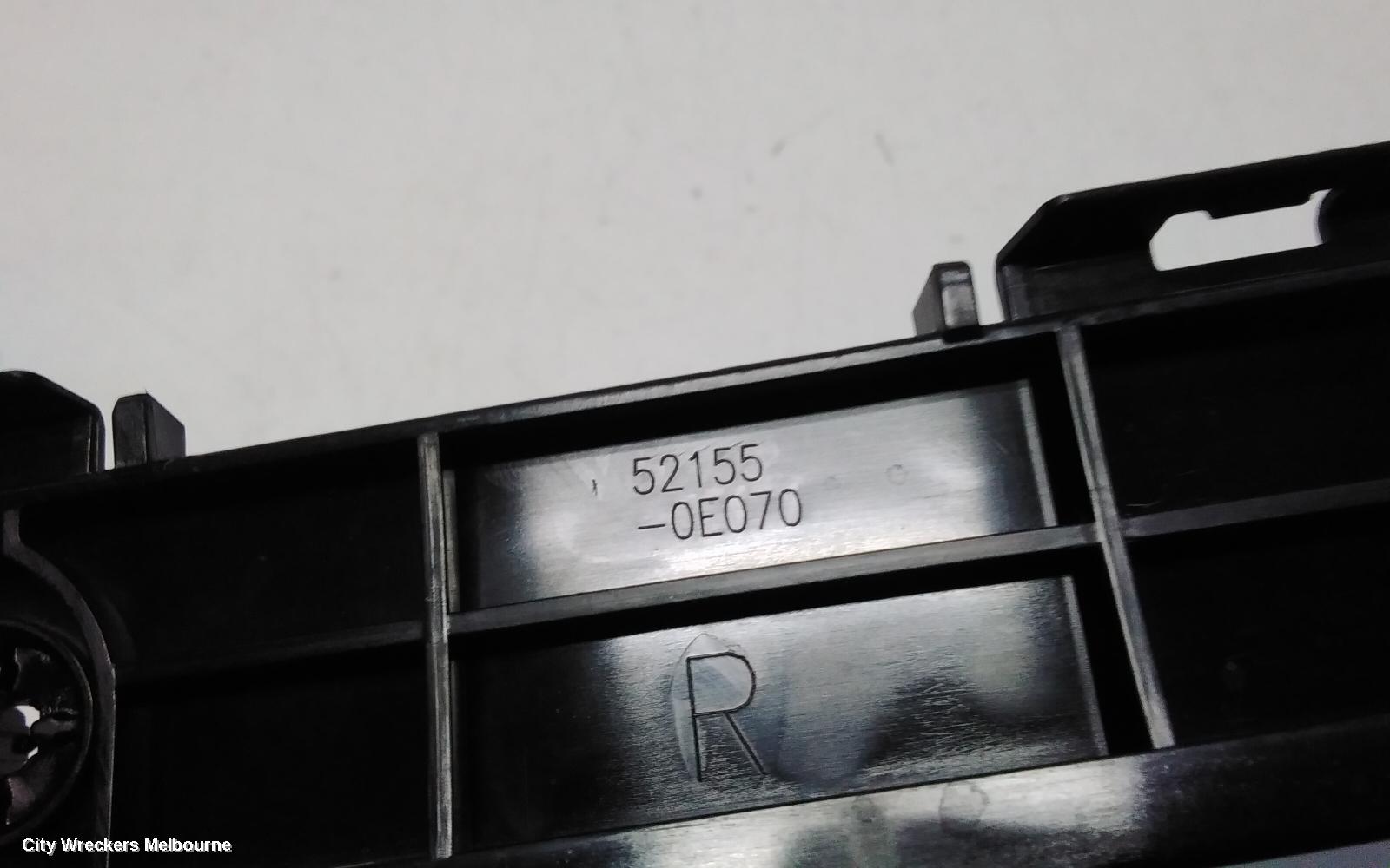 TOYOTA KLUGER, XU50 SERIES, 03/2014 - 02/2021, RHR BAR BRAKET: 116320
