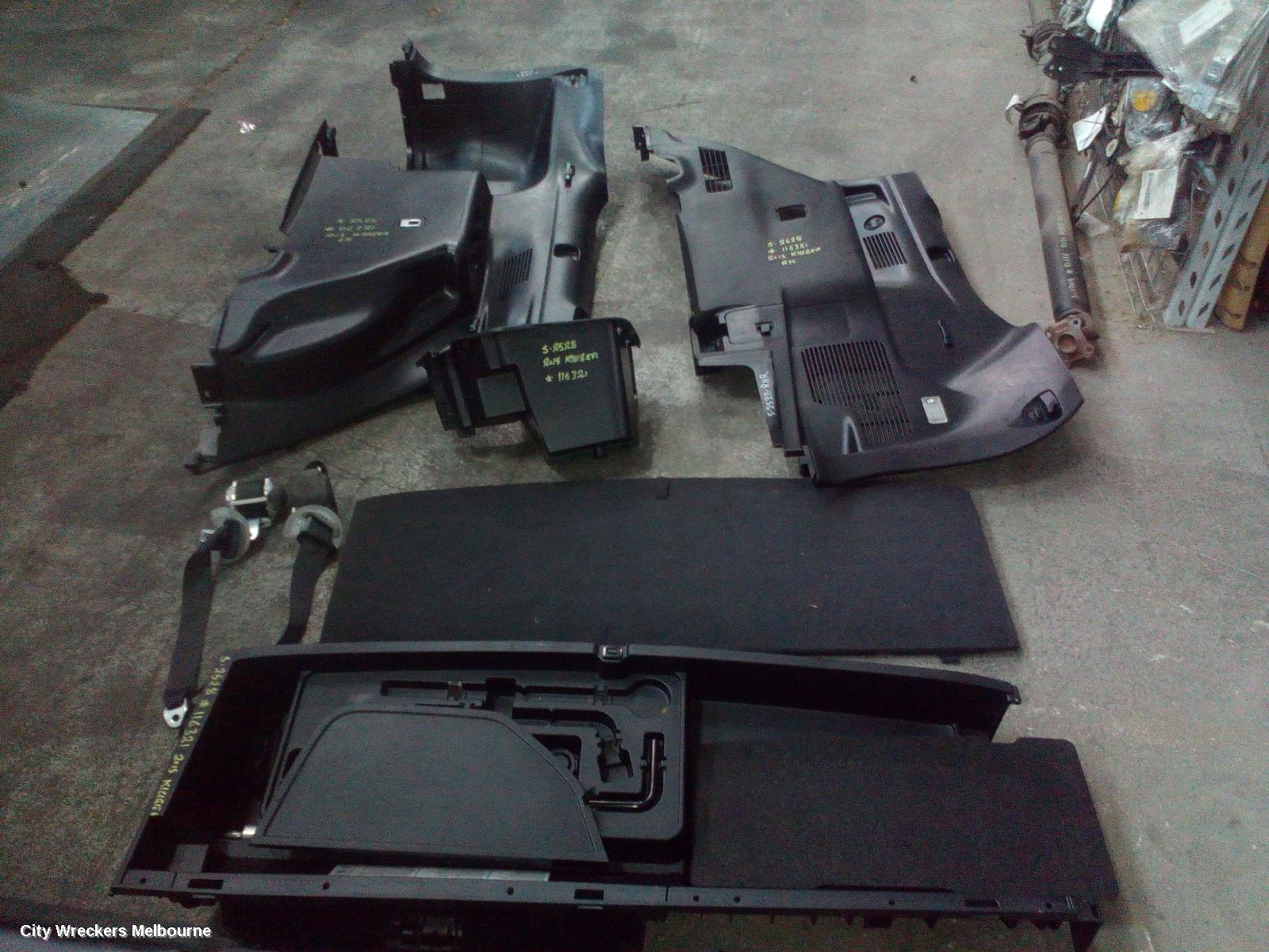 TOYOTA KLUGER 3RD SEAT, ASSY (TWO PIECE TYPE), LEATHER, GSU50/GSU55, 12/2013 - 02/2021