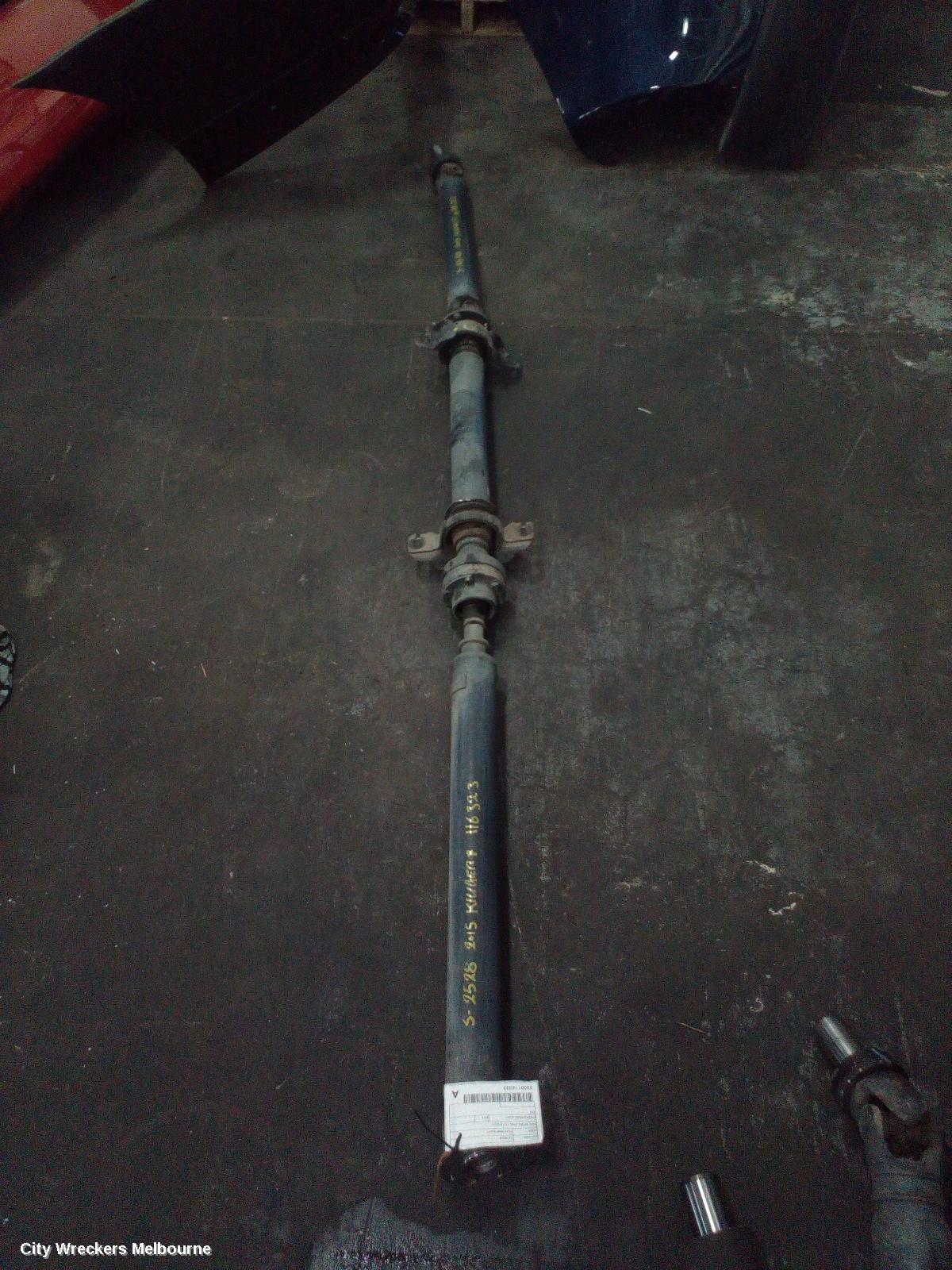 TOYOTA KLUGER REAR DRIVE SHAFT, XU50 SERIES, 4WD, 12/2013 - 02/2021