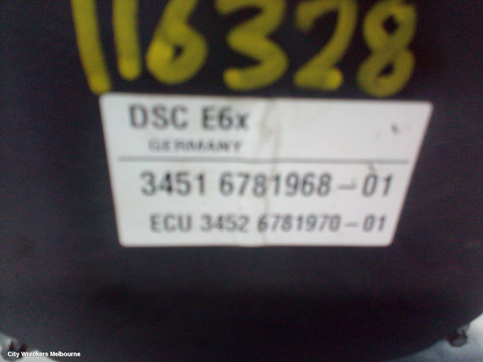 BMW 5 SERIES ABS PUMP/MODULATOR, E60, ON MODULE P/N 34526781970, ON PUMP P/N 34516781968, 10/2003 - 04/2010