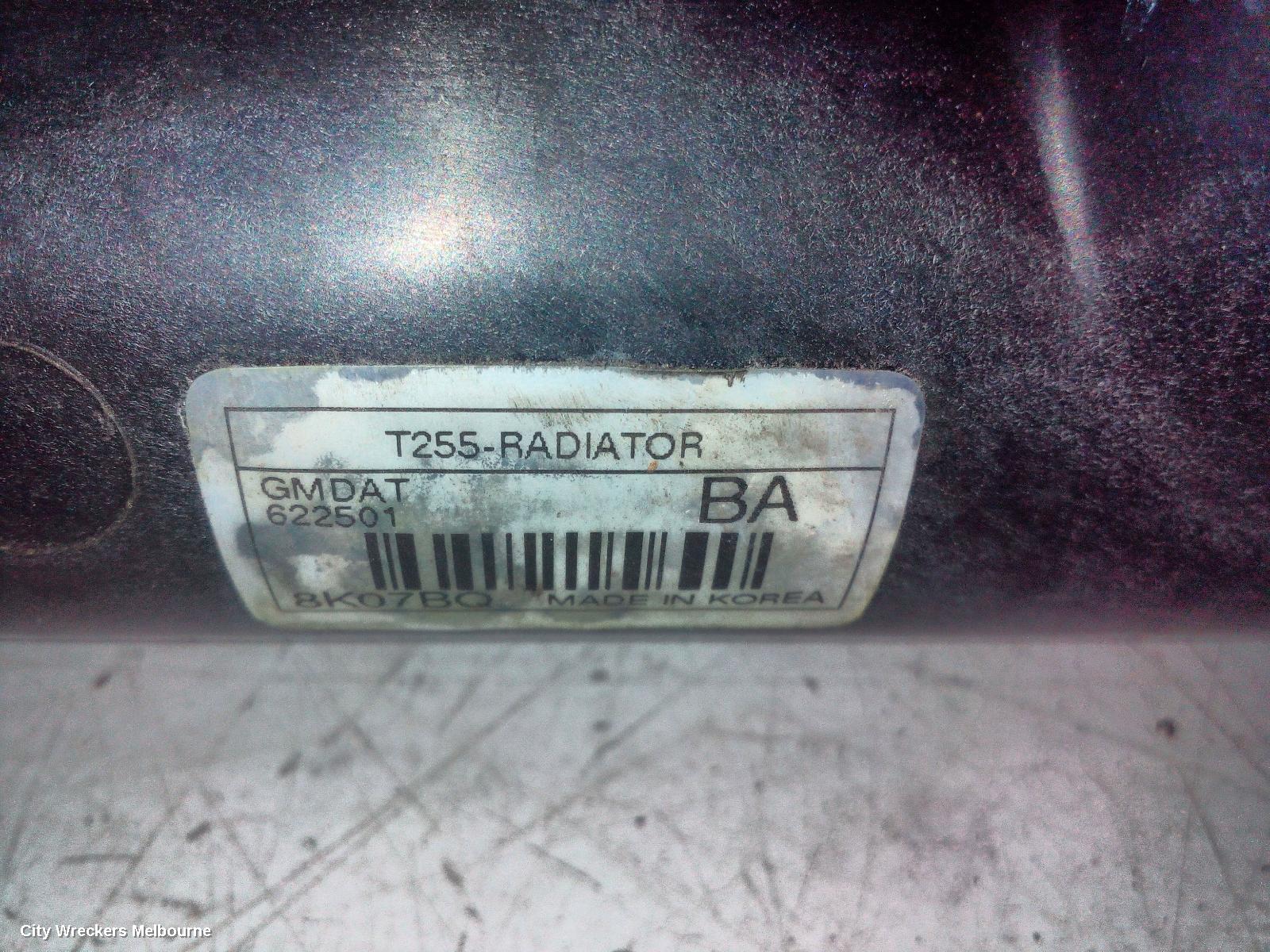 HOLDEN BARINA RADIATOR, AUTO, 1.6, F16D3, TK, 07/2008 - 12/2012