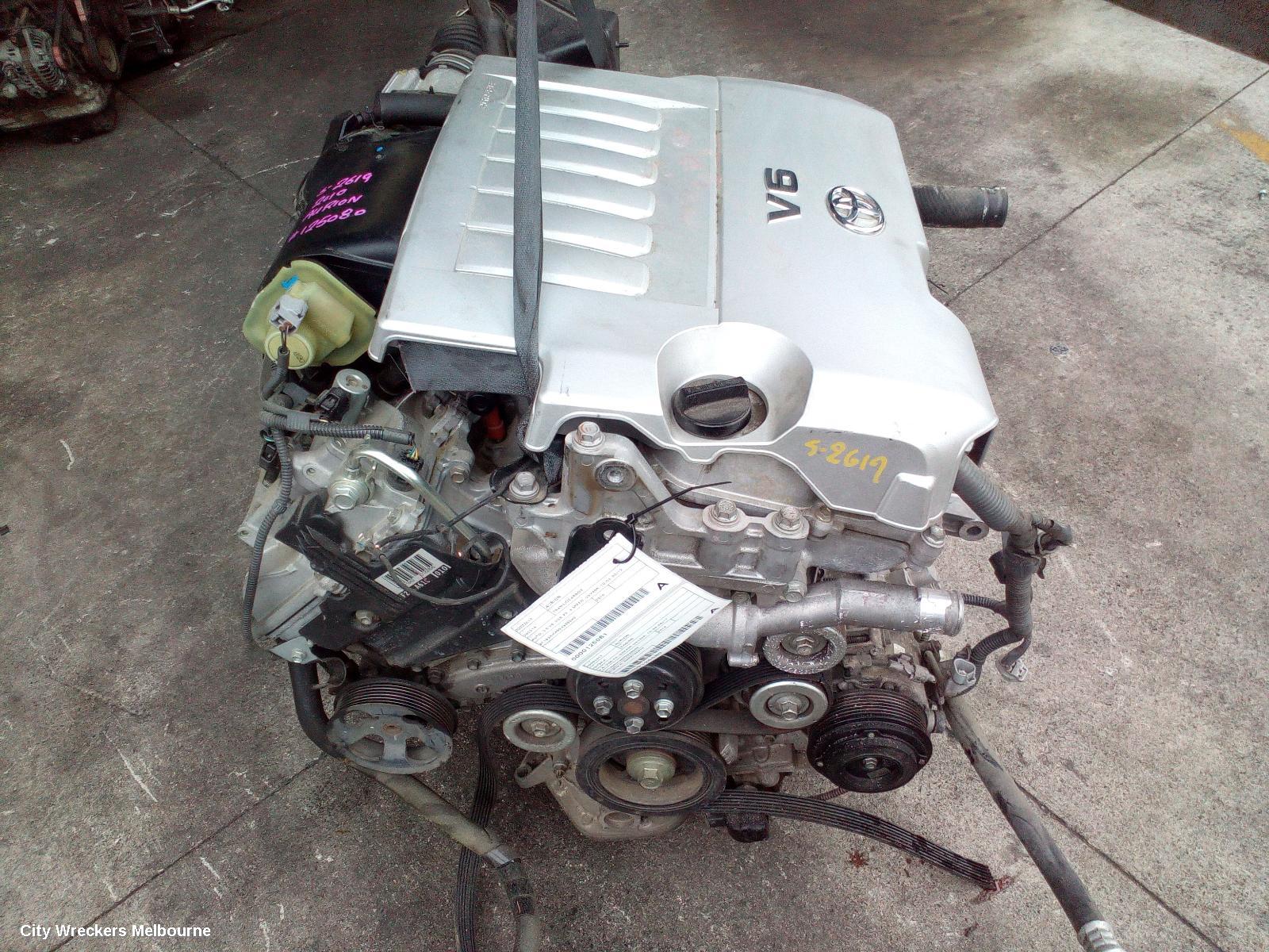 TOYOTA AURION ENGINE, 3.5, 2GR-FE, GSV40R-GSV50R, 10/2006 - 08/2017