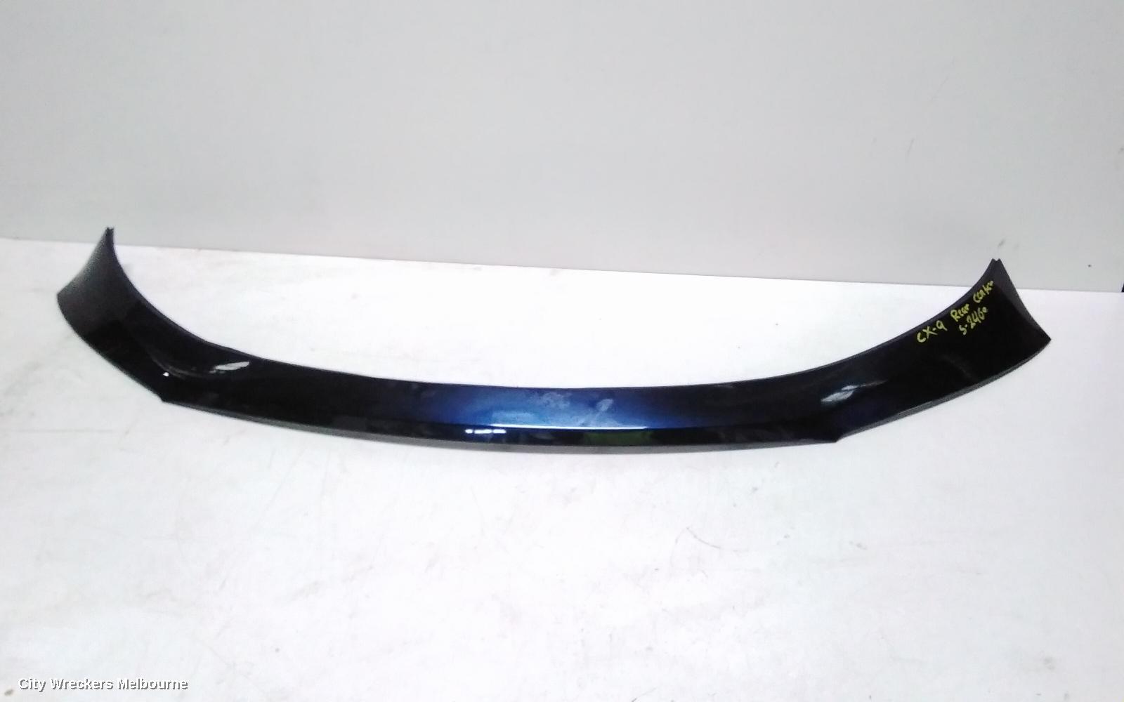 MAZDA CX9 REAR GARNISH, TAILGATE GARNISH (UPPER), COLOUR CODED TYPE, TC, 07/2016 ONWARDS