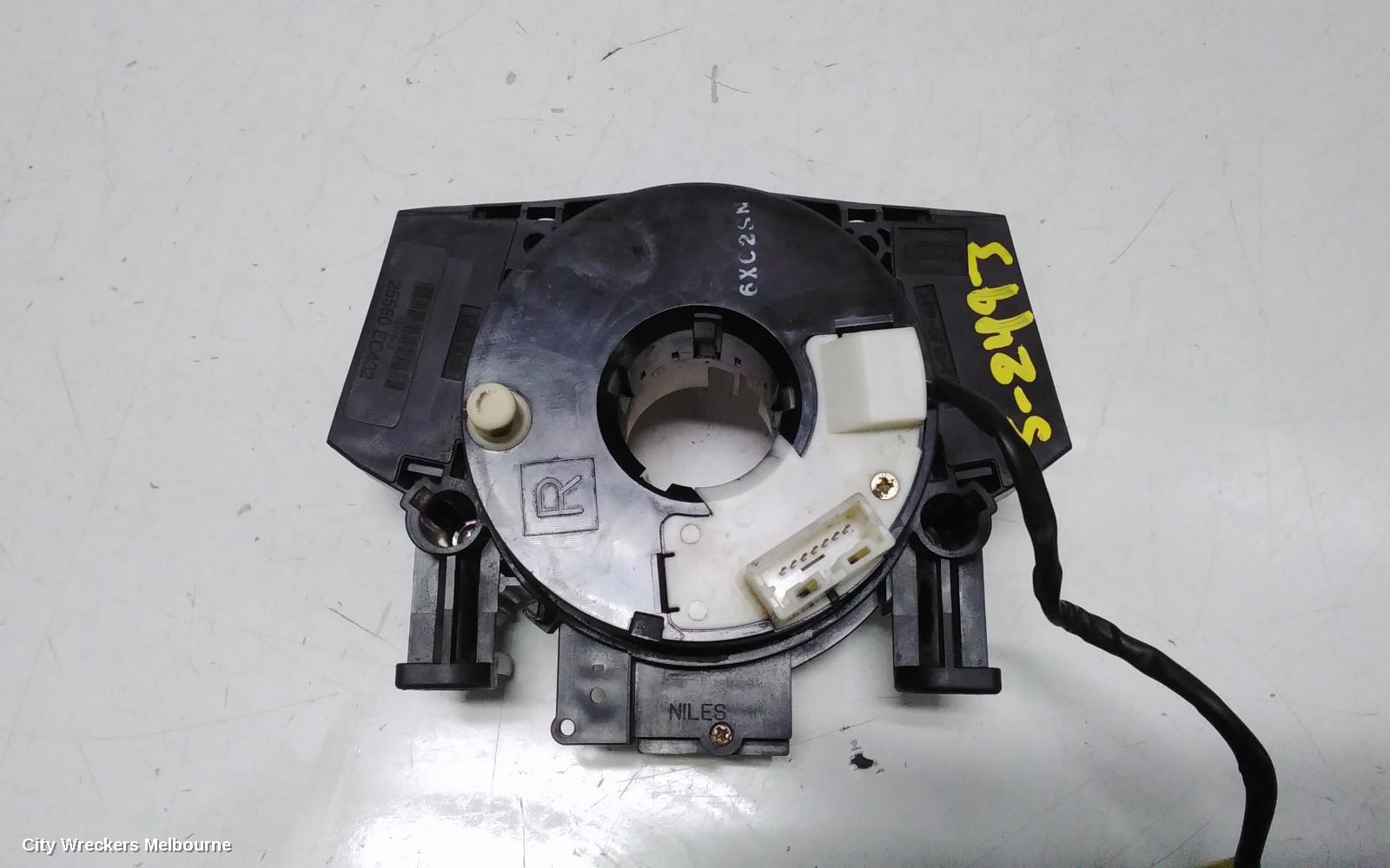NISSAN NAVARA AIRBAG MODULE/SENSOR, D40, CLOCKSPRING, 8 PIN, 1 PLUG & 1 LOOM TYPE, 09/2005 - 08/2015