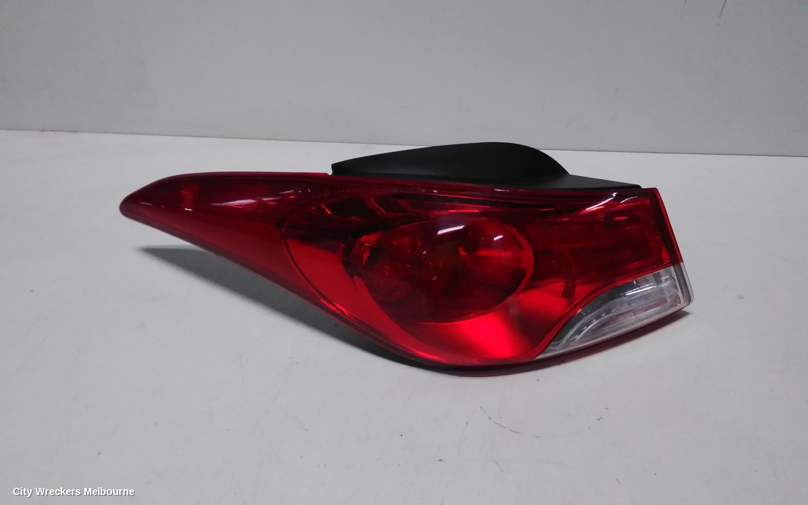 HYUNDAI ELANTRA LEFT TAILLIGHT, MD, 03/2011 - 09/2013