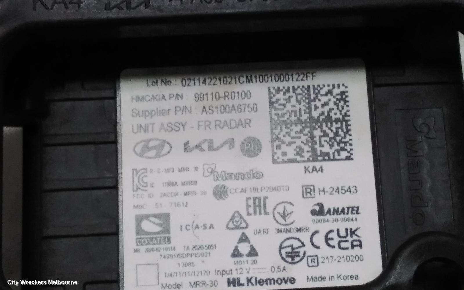 KIA CARNIVAL/GRAND CARNIVAL ECU, KA4, 10/2020 ONWARDS